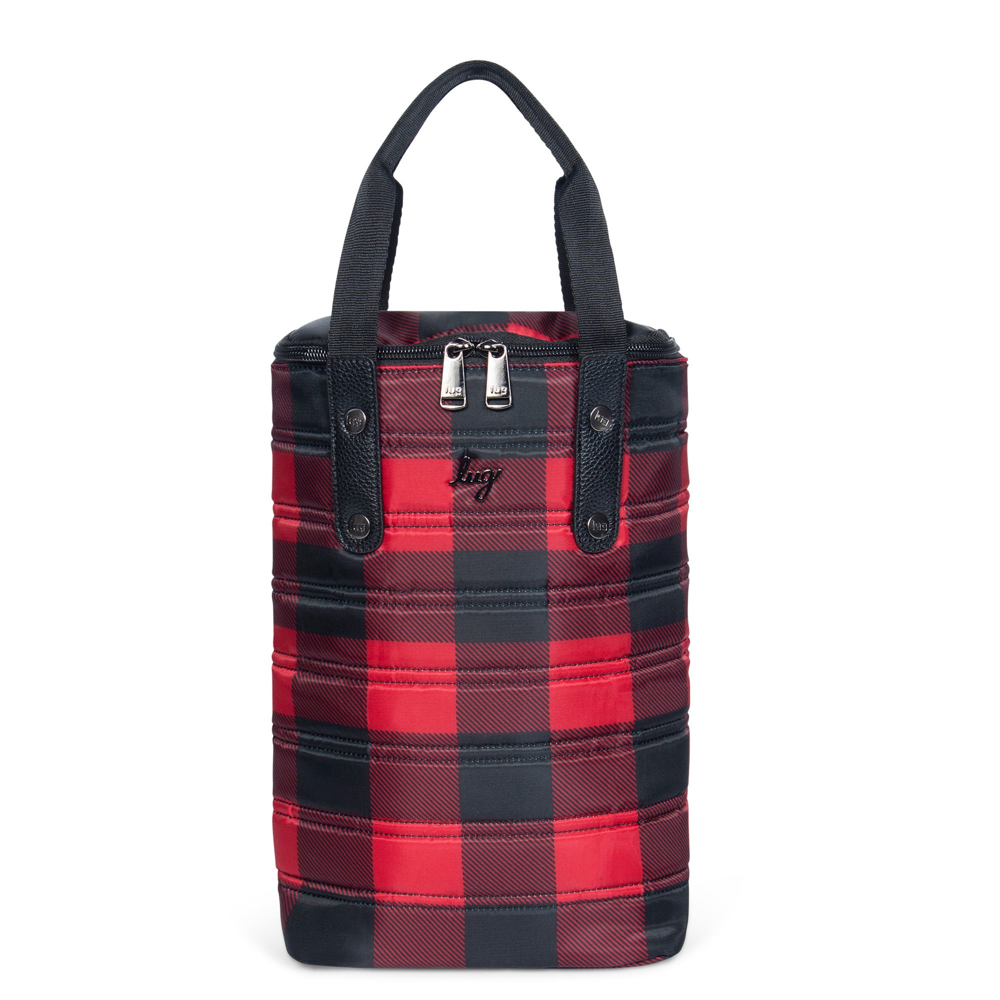 Cradle Wine Tote - BUFFALO CHECK RED - Cradle_BuffaloCheckRed_01