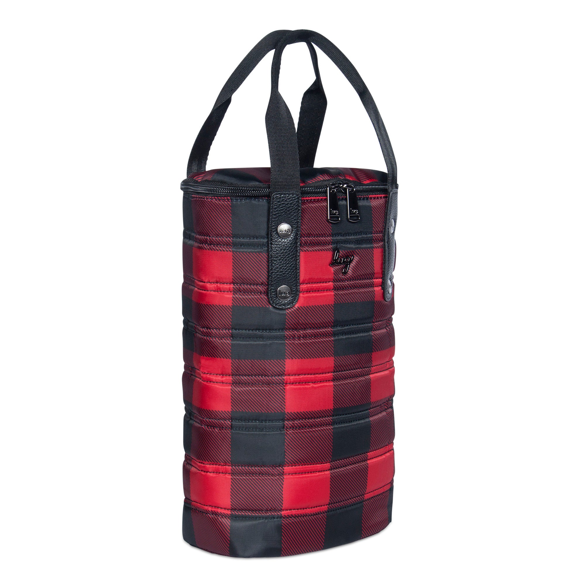 Cradle Wine Tote - BUFFALO CHECK RED - Cradle_BuffaloCheckRed_02