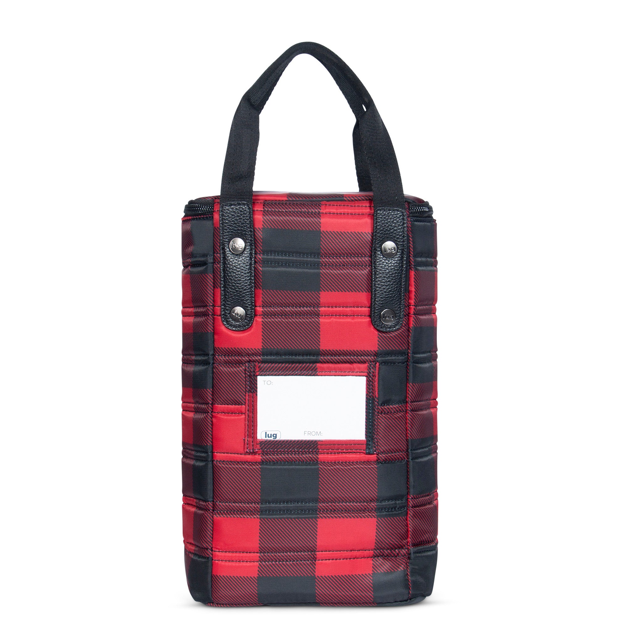 Cradle Wine Tote - BUFFALO CHECK RED - Cradle_BuffaloCheckRed_04