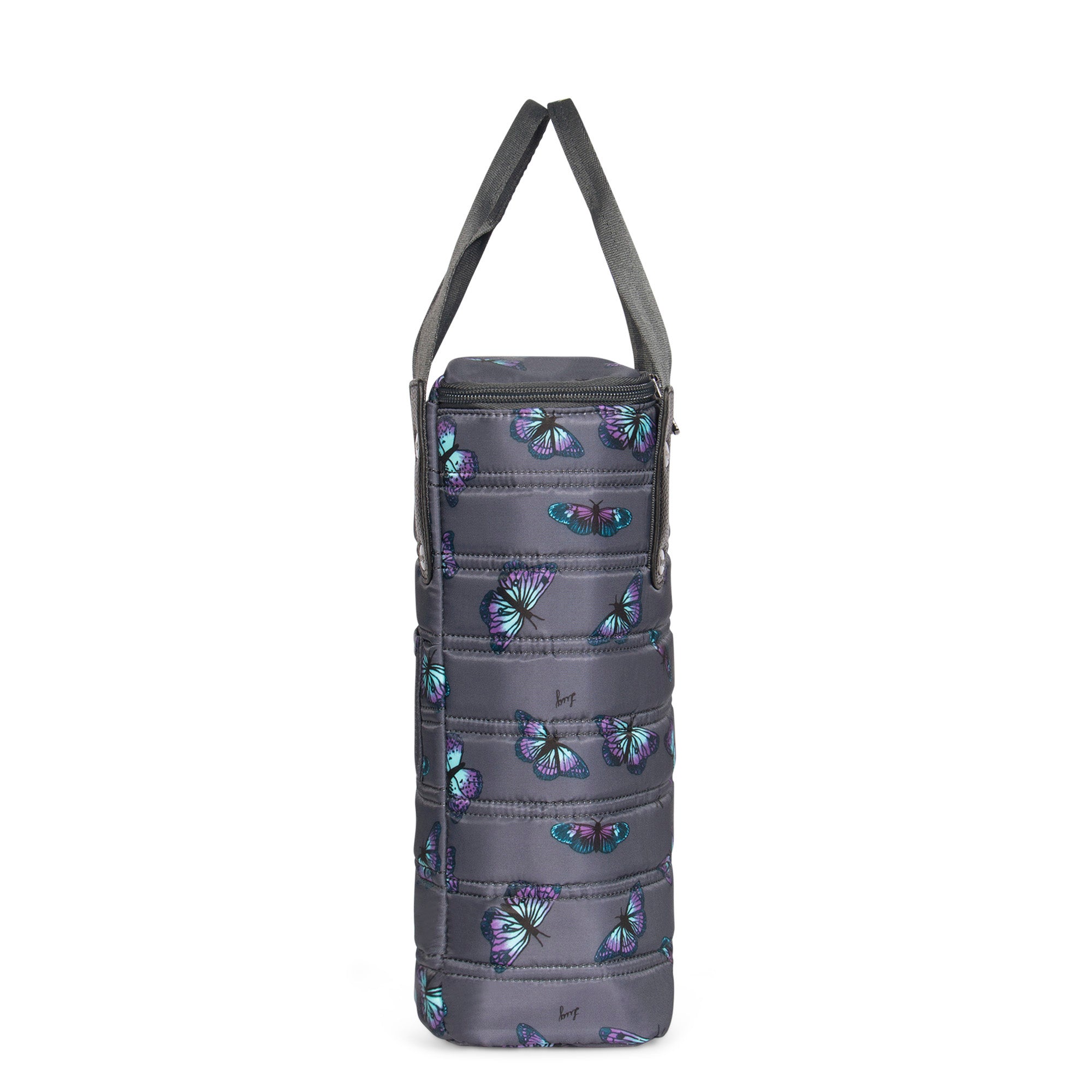 Cradle Wine Tote - BUTTERFLY GREY - Cradle_ButterflyGrey_03