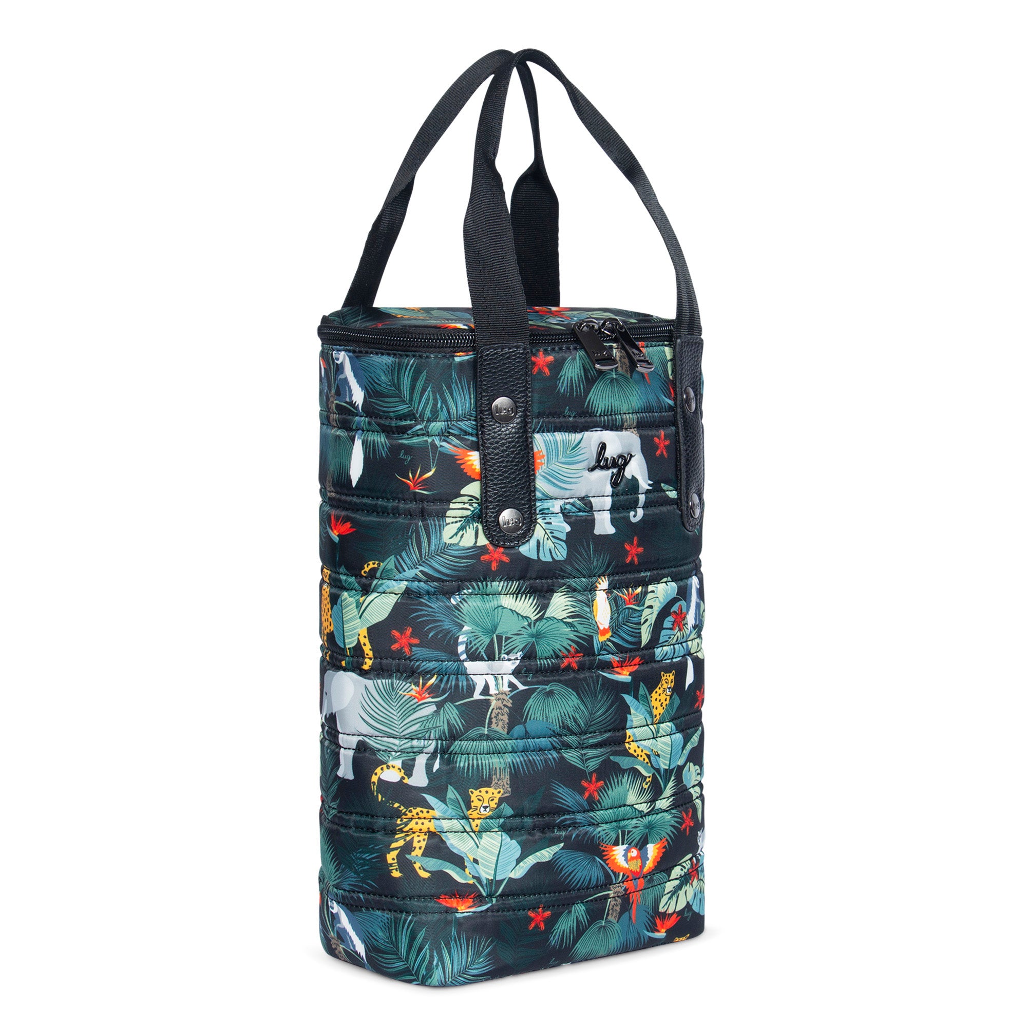 Cradle Wine Tote - WILDLIFE BLACK - Cradle_WildlifeBlack_02