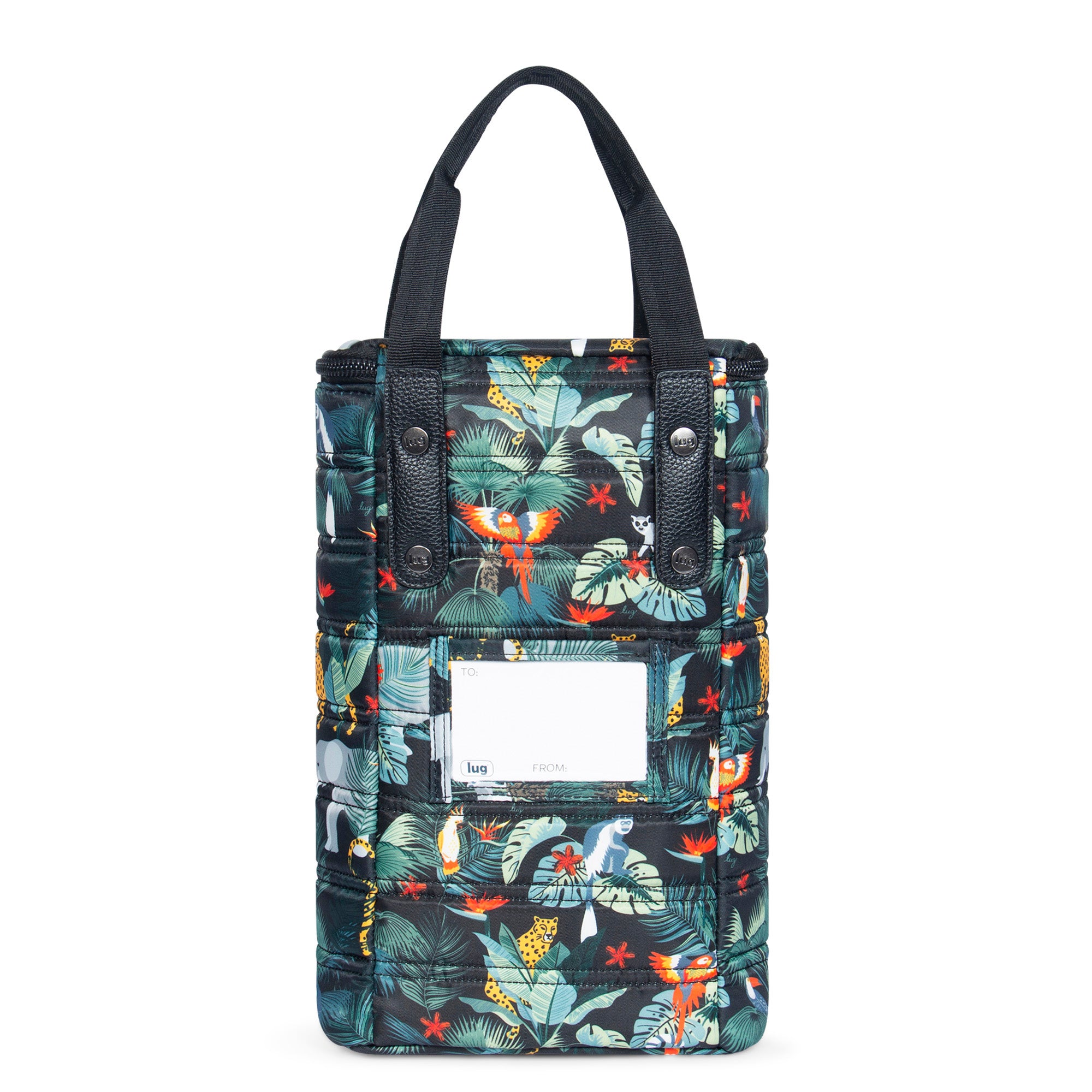 Cradle Wine Tote - WILDLIFE BLACK - Cradle_WildlifeBlack_04