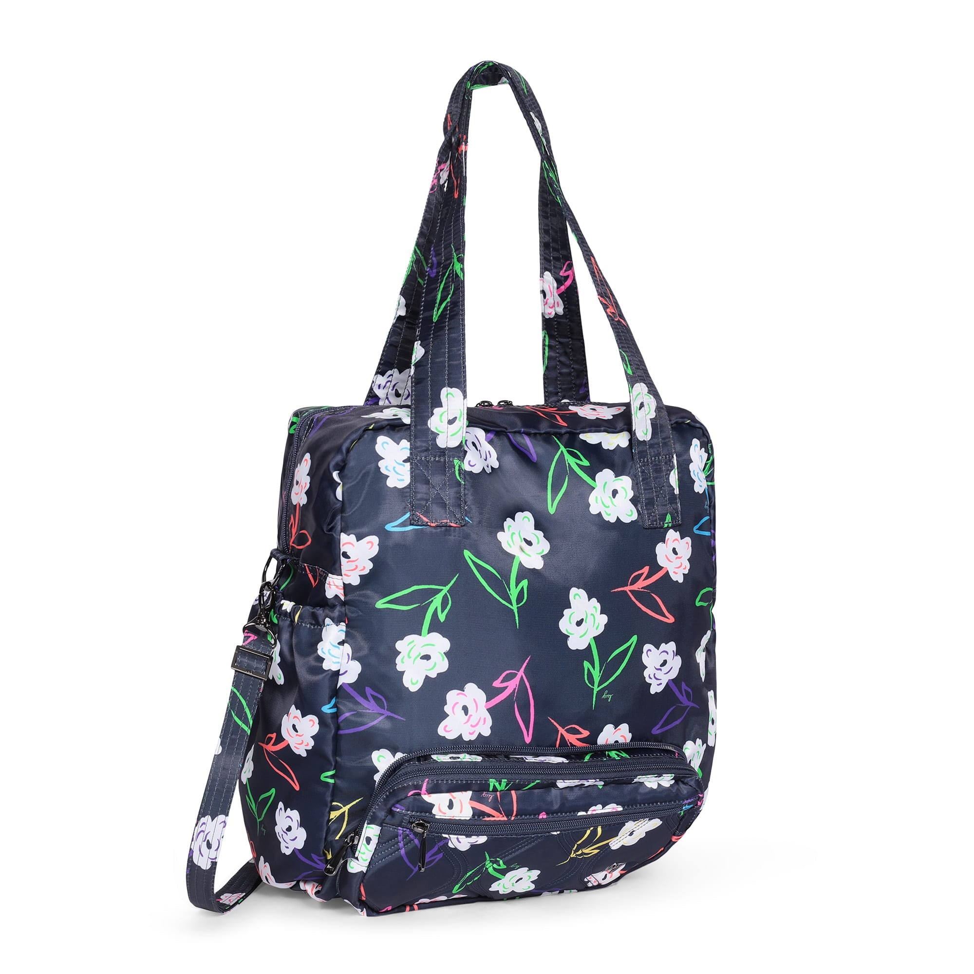 Crescendo Convertible Shopper with Crossbody - BRIGHT FLORAL - Crescendo_BrightFloral_02_01