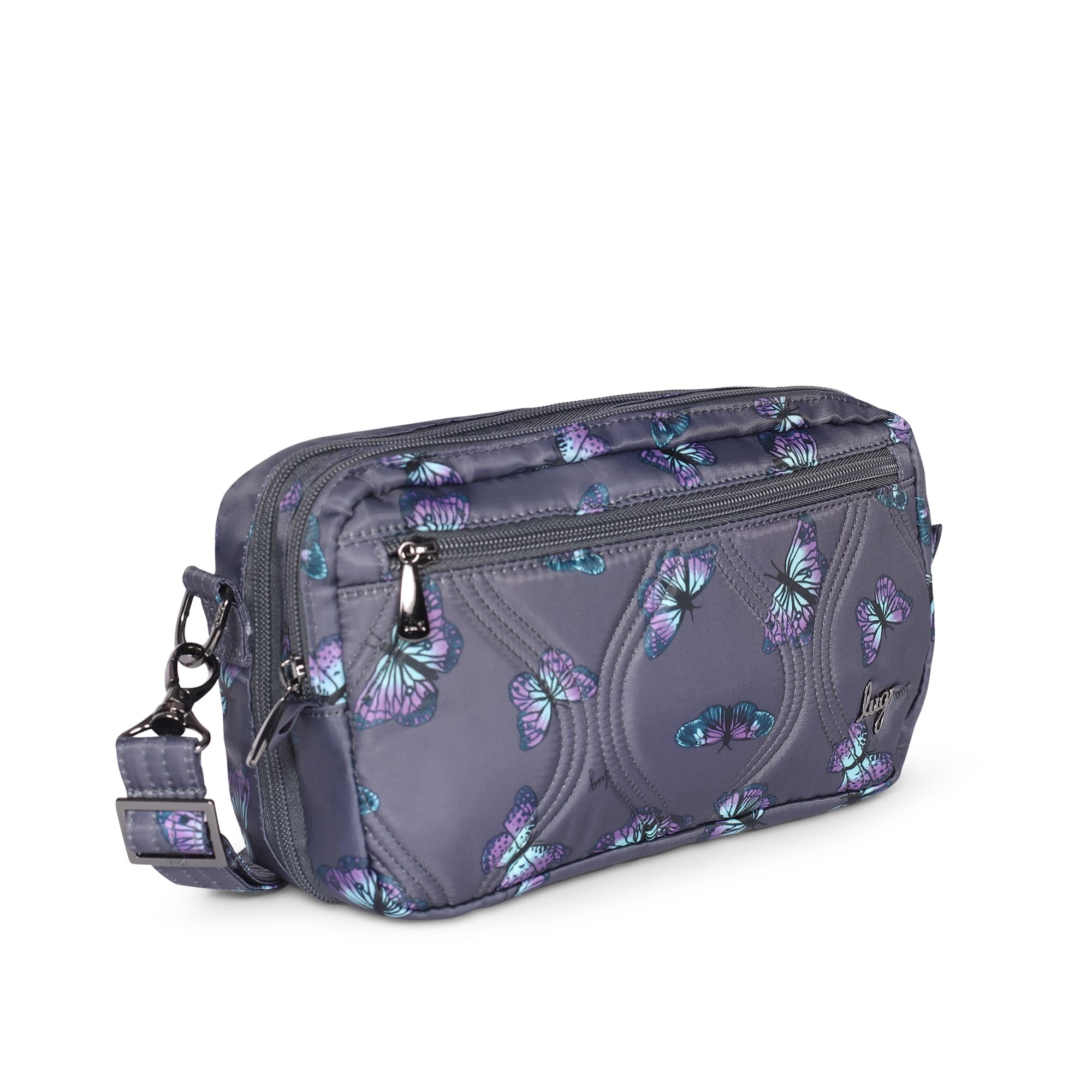 Crescendo Convertible Shopper with Crossbody - BUTTERFLY GREY - Crescendo_Butterfley_Grey_02