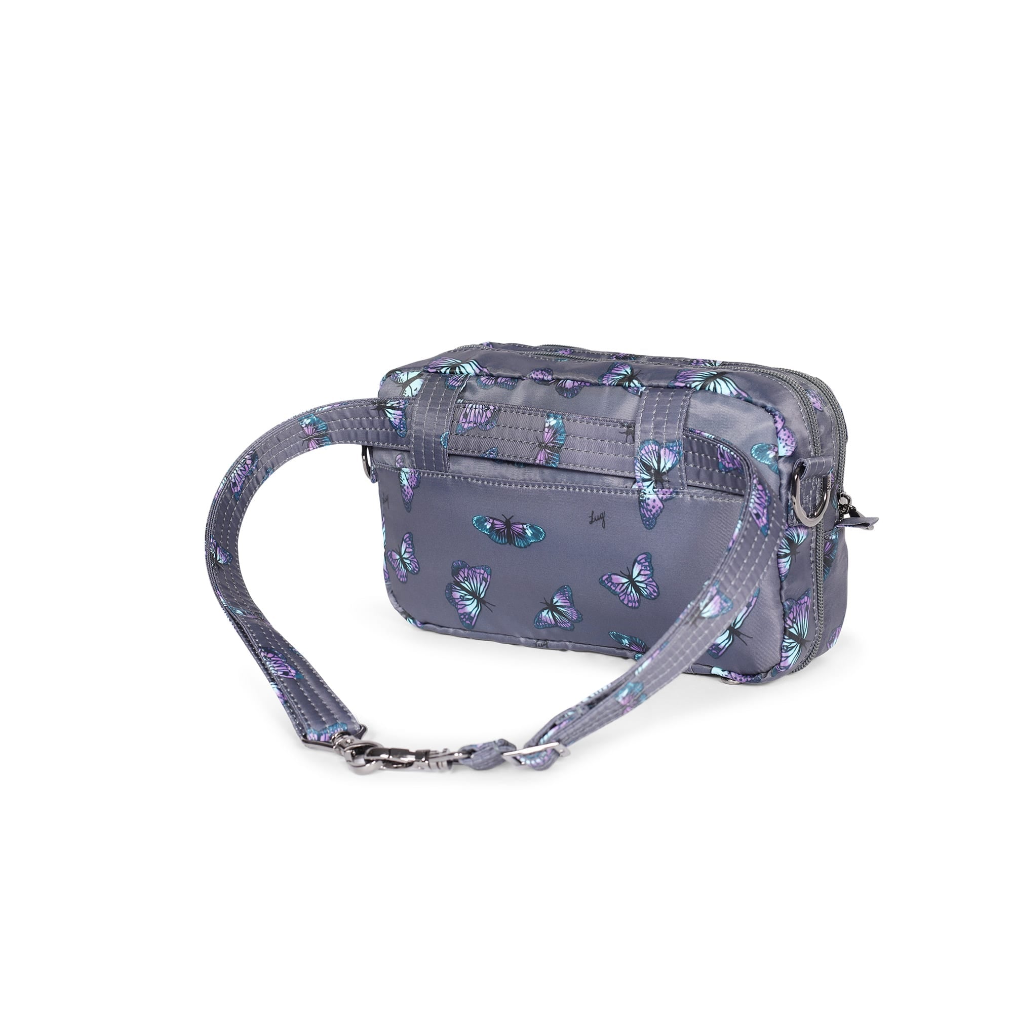 Crescendo Convertible Shopper with Crossbody - BUTTERFLY GREY - Crescendo_Butterfley_Grey_04