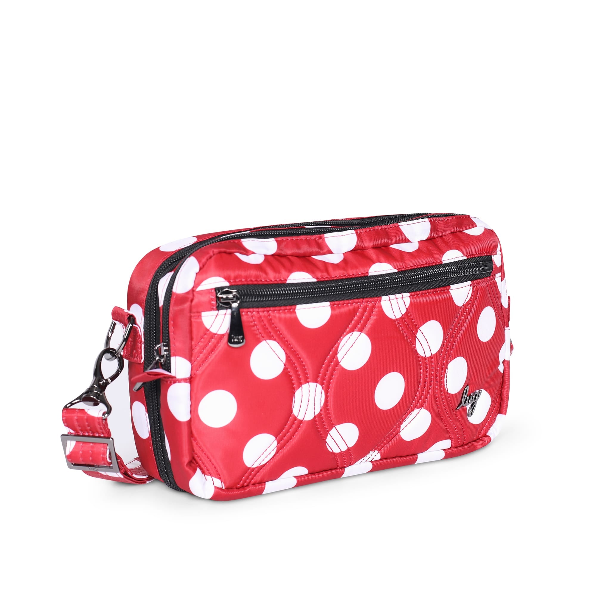 Crescendo Convertible Shopper with Crossbody - CRIMSON LARGE DOT - Crescendo_CrimsonLgDot_02