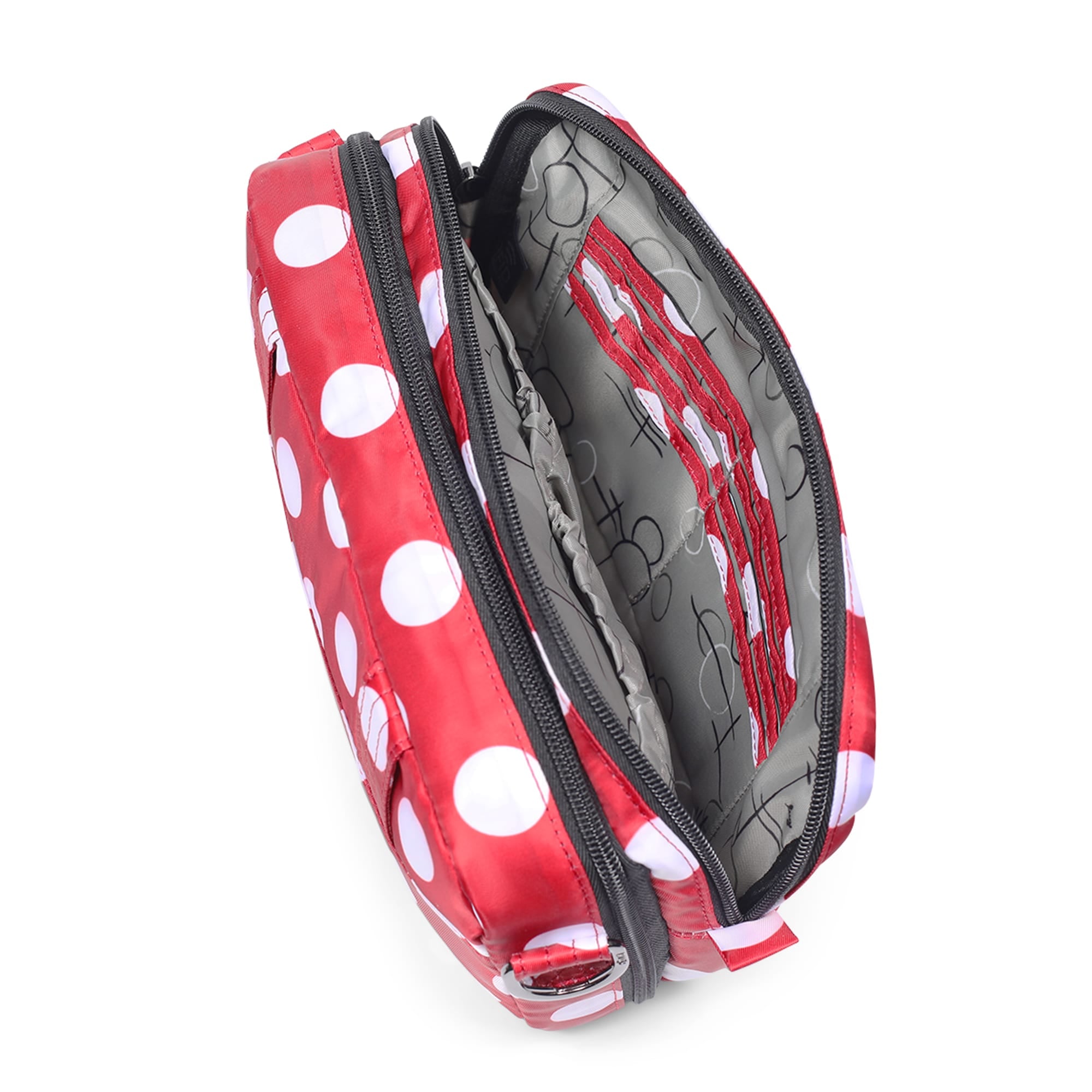 Crescendo Convertible Shopper with Crossbody - CRIMSON LARGE DOT - Crescendo_CrimsonLgDot_05