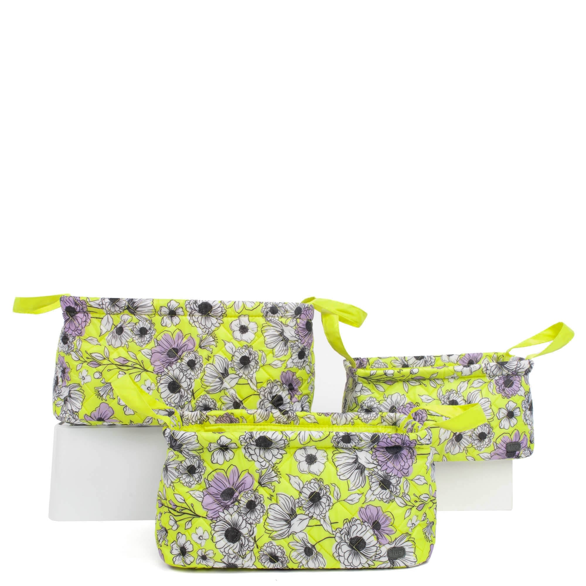 Crescendo 3pc Reversible Storage Bins - GARDENIA GREEN GREEN - Crescendo_GardeniaGreenGreenBase_01