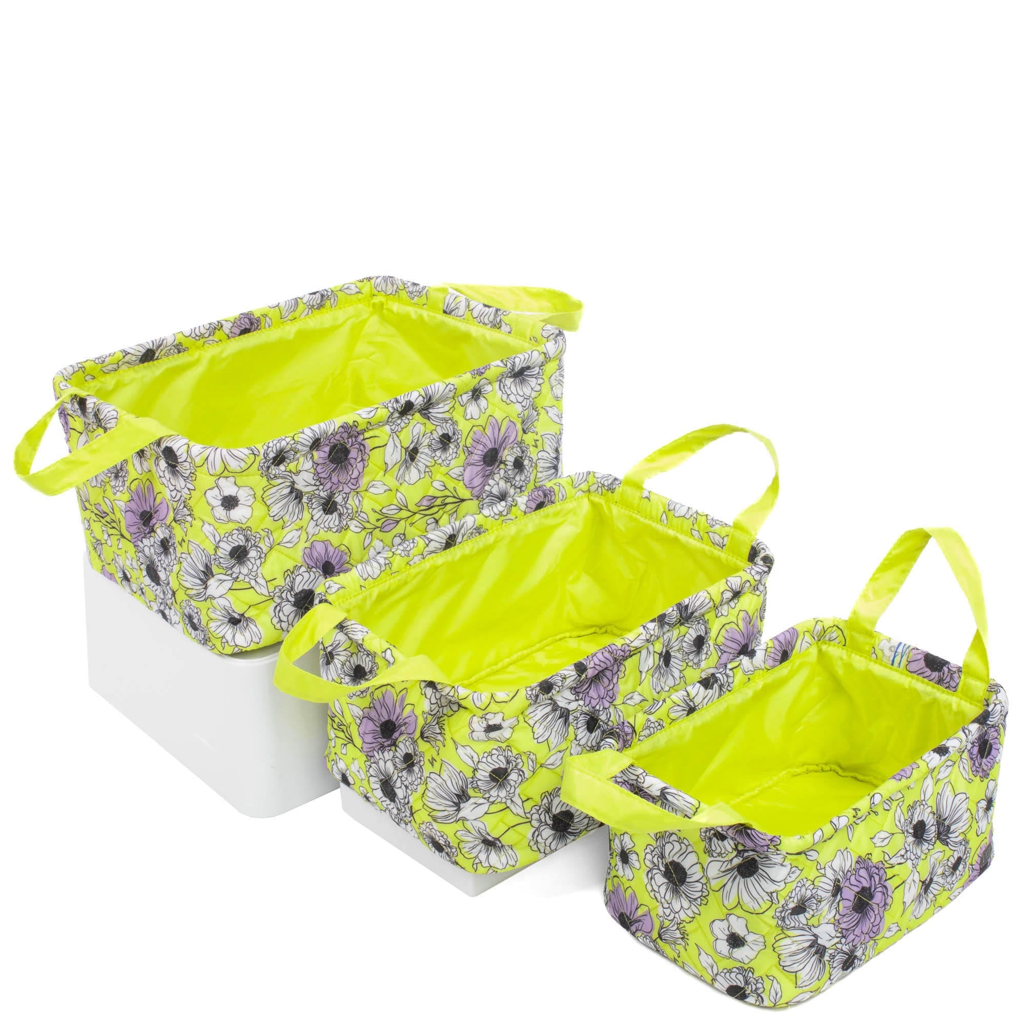 Crescendo 3pc Reversible Storage Bins - GARDENIA GREEN GREEN - Crescendo_GardeniaGreenGreenBase_02