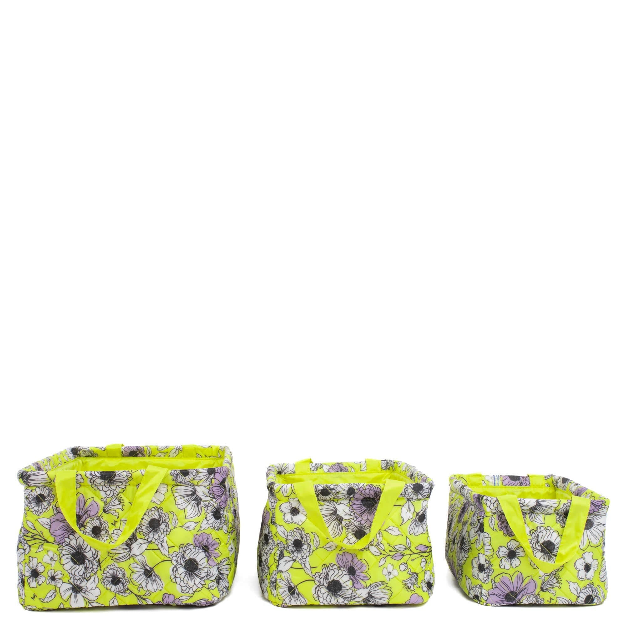 Crescendo 3pc Reversible Storage Bins - GARDENIA GREEN GREEN - Crescendo_GardeniaGreenGreenBase_03