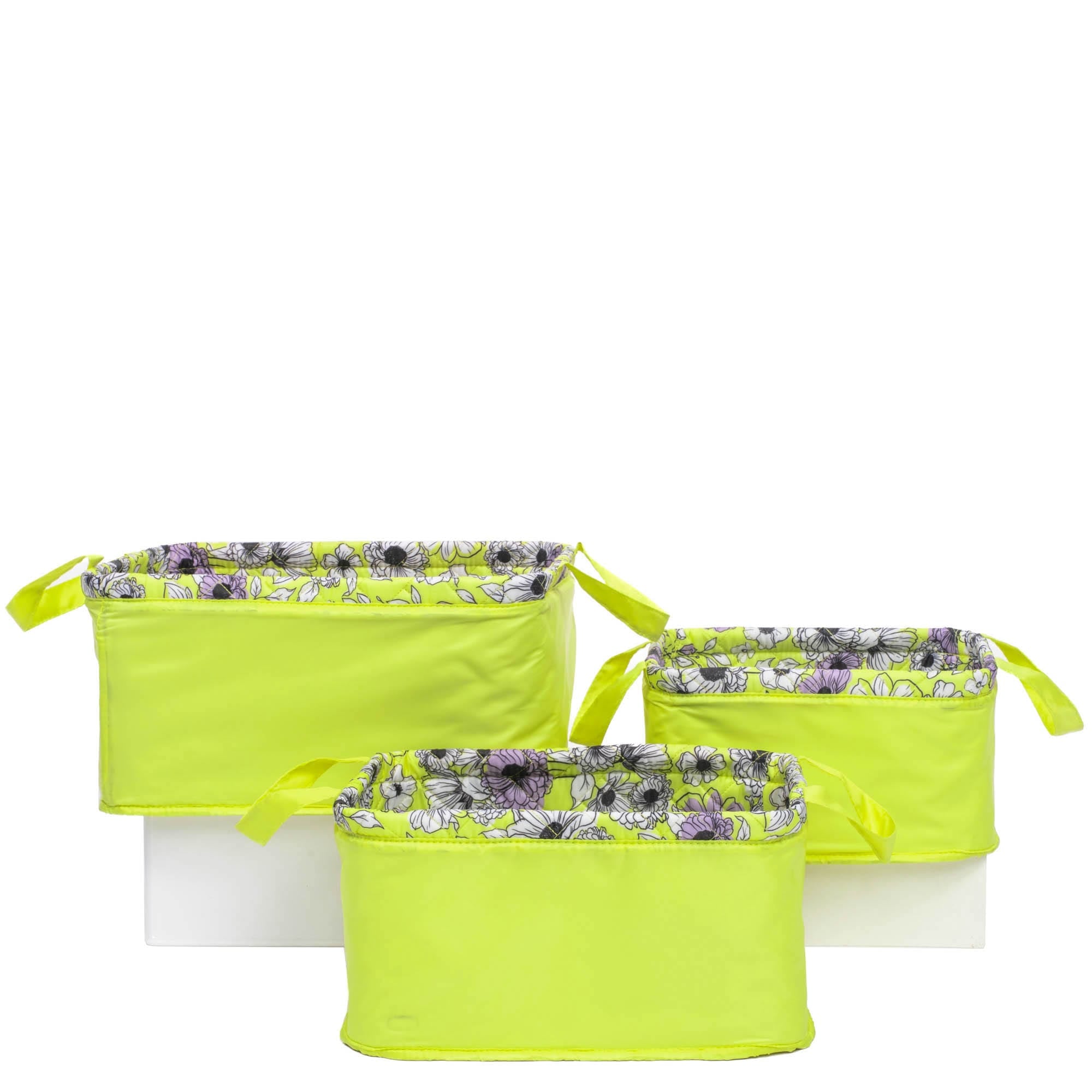 Crescendo 3pc Reversible Storage Bins - GARDENIA GREEN GREEN - Crescendo_GardeniaGreenGreenBase_05