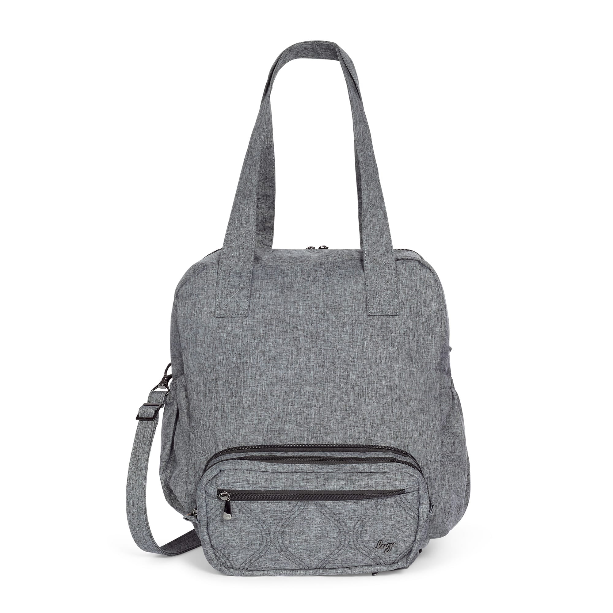 Crescendo Convertible Shopper with Crossbody - HEATHER GREY - Crescendo_HeatherGrey_01_01