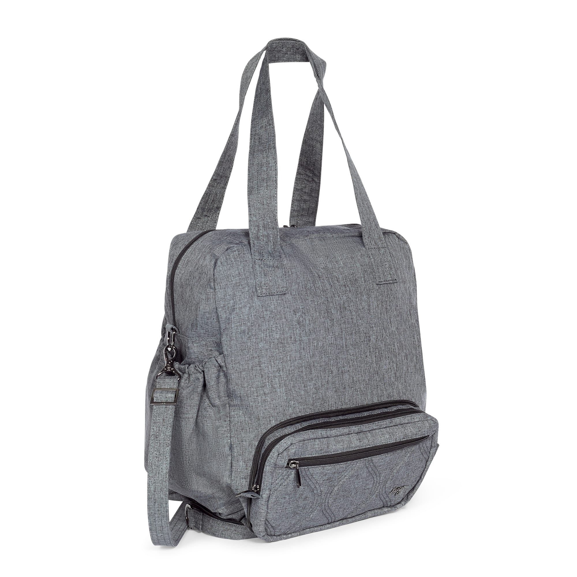 Crescendo Convertible Shopper with Crossbody - HEATHER GREY - Crescendo_HeatherGrey_02_02