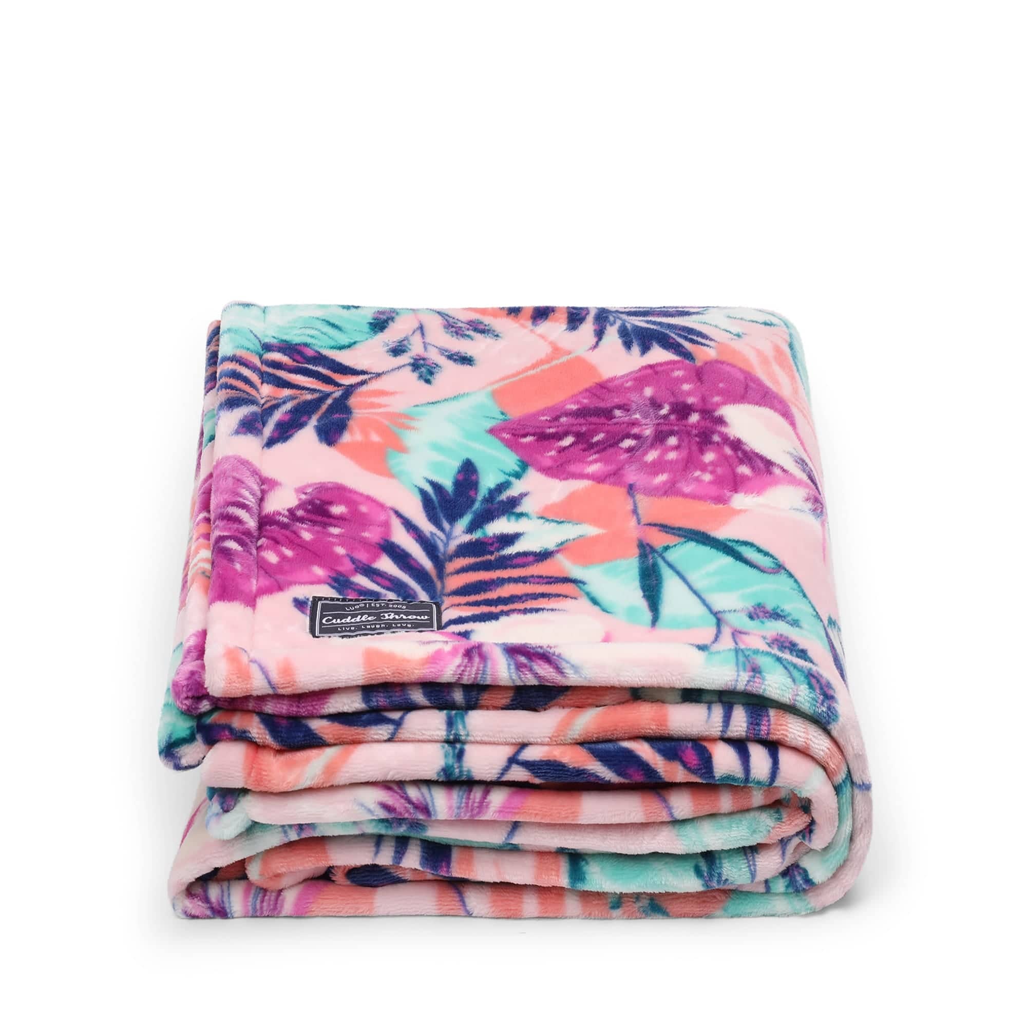 Cuddle Throw Blanket - AZALEA PINK - CuddleThrow_AzaleaPink_01