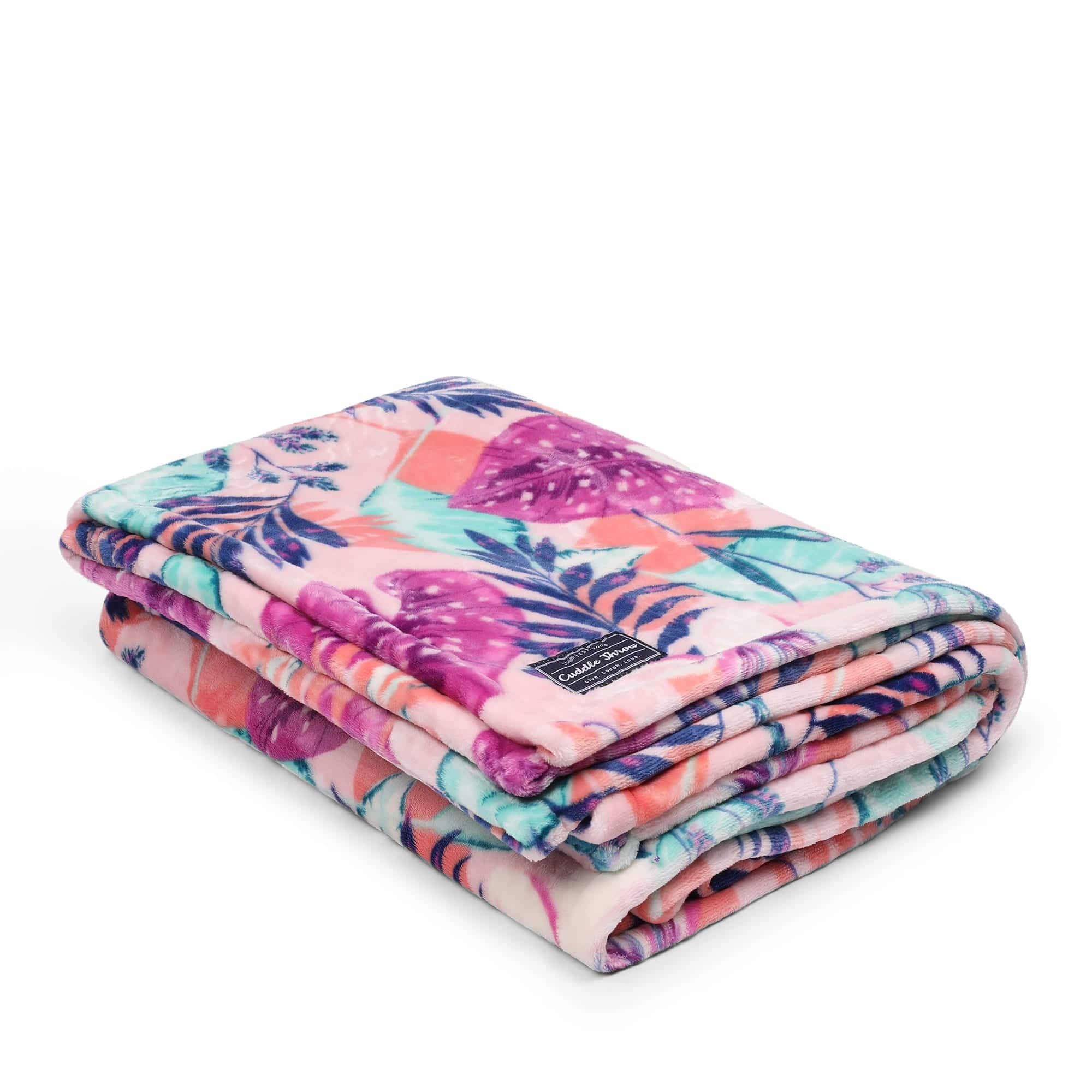 Cuddle Throw Blanket - AZALEA PINK - CuddleThrow_AzaleaPink_02