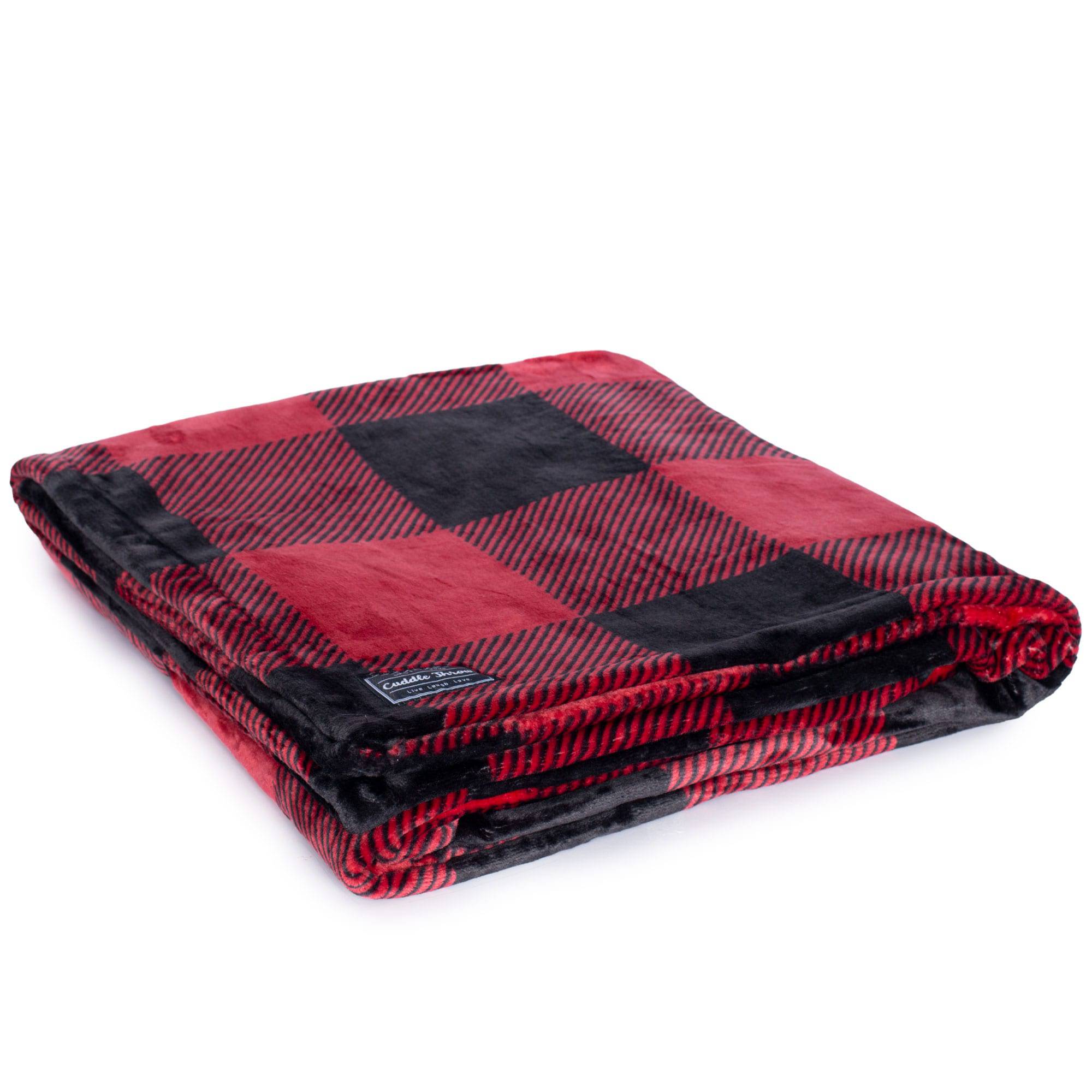 Cuddle Throw Blanket - BUFFALO CHECK RED - CuddleThrow_BuffaloCheckRed_02_bbc3329b-4f4b-43e9-97a3-1de6110ca218