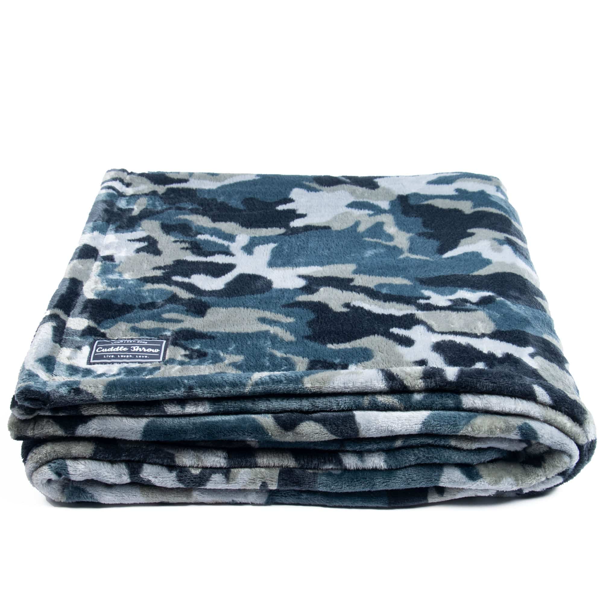 Cuddle Throw Blanket - CAMO MIDNIGHT - CuddleThrow_CamoMidnight_01