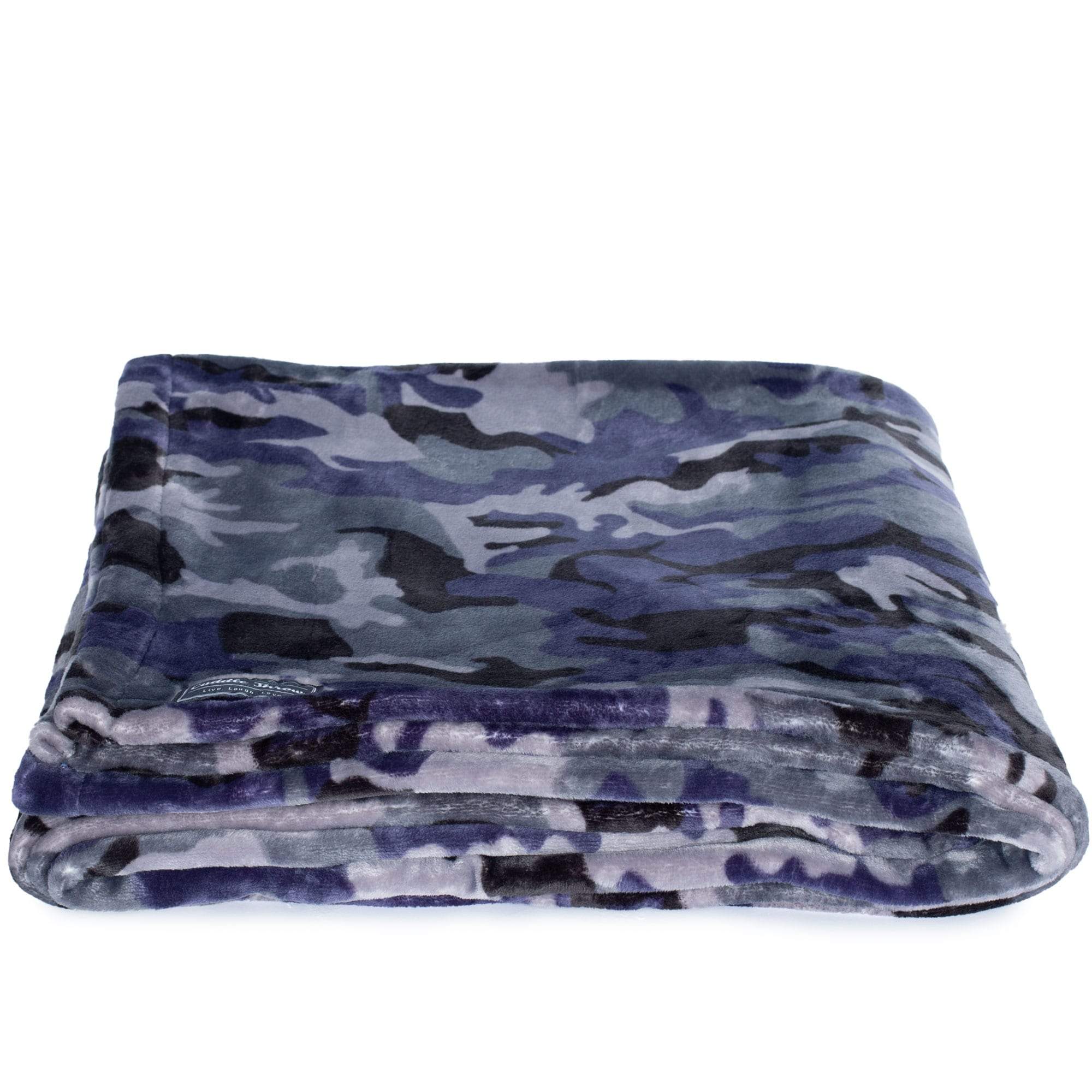 Cuddle Throw Blanket - CAMO NAVY - CuddleThrow_CamoNavy_01