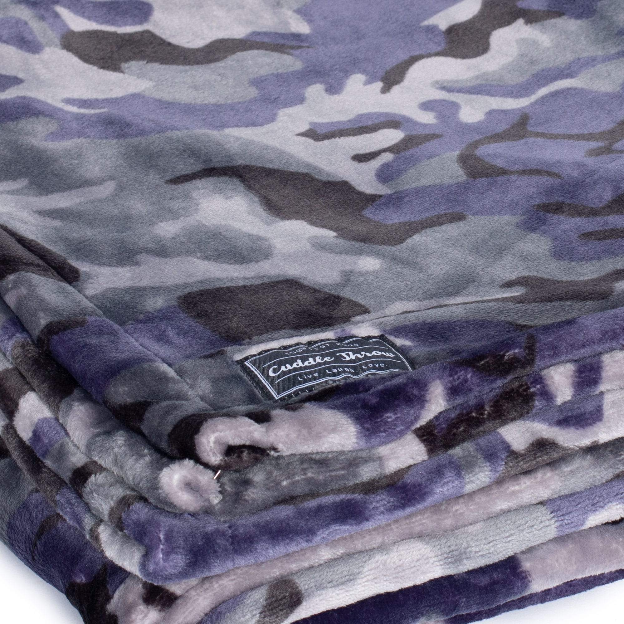 Cuddle Throw Blanket - CAMO NAVY - CuddleThrow_CamoNavy_06