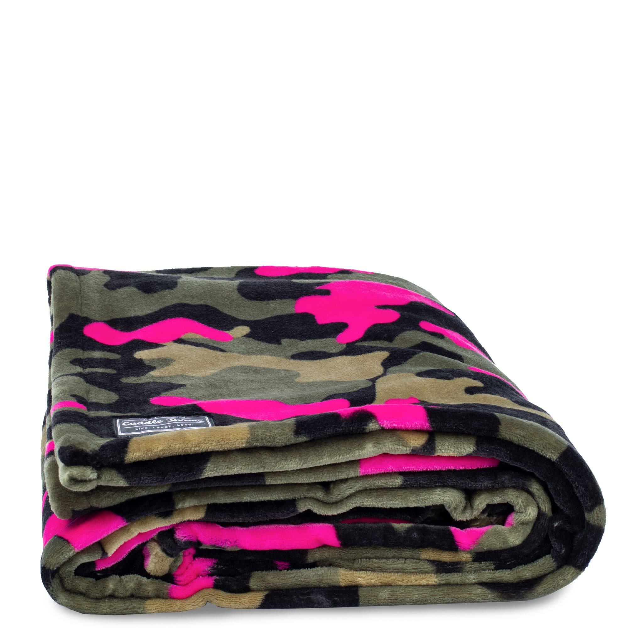 Cuddle Throw Blanket - CAMO ORCHID - CuddleThrow_CamoOrchid_02_f17a8aea-d0df-4866-b2fe-14452c7204b3