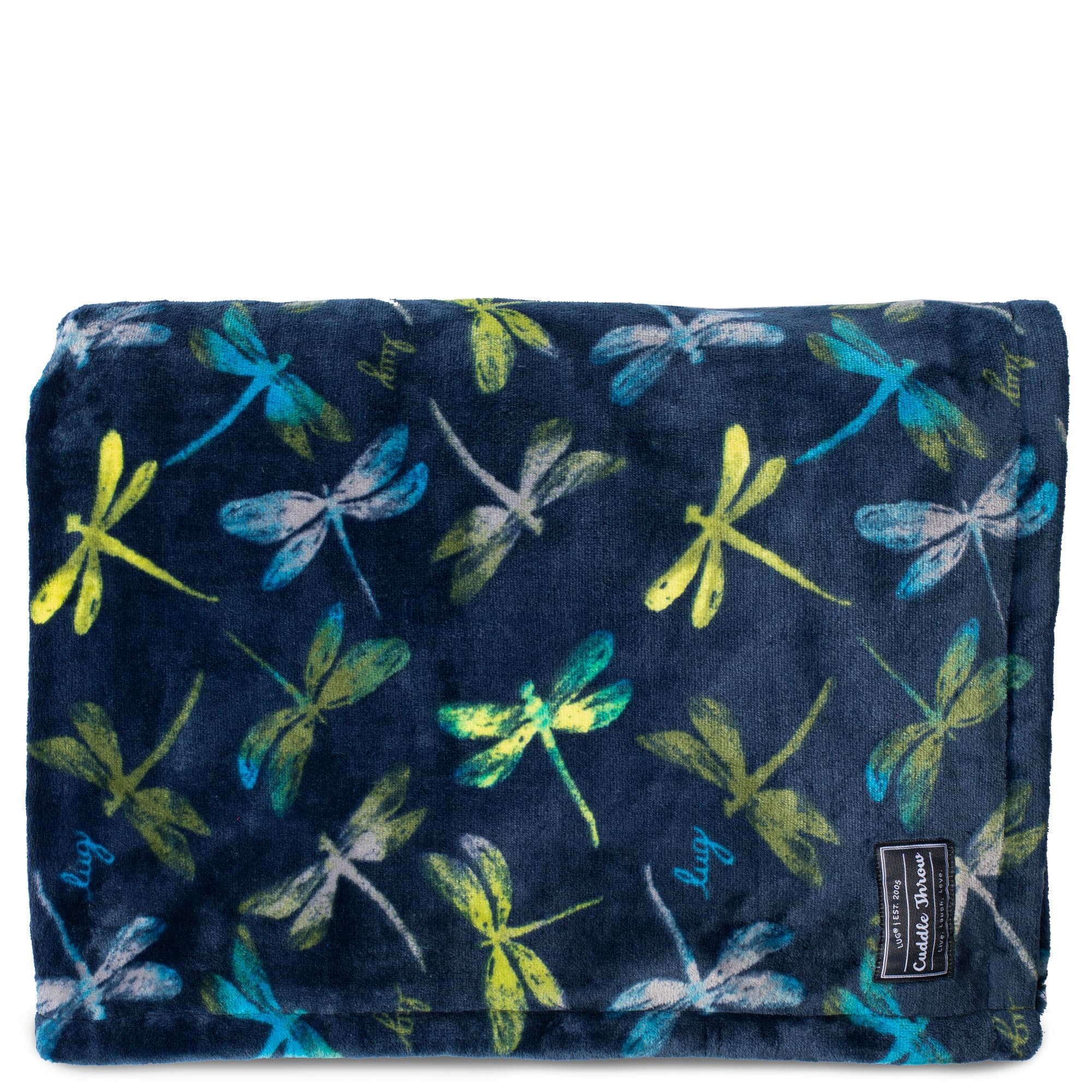 Cuddle Throw Blanket - DRAGONFLY NAVY - CuddleThrow_DragonflyNavy_01_5e51042b-35fa-4359-97a8-611749fffd55