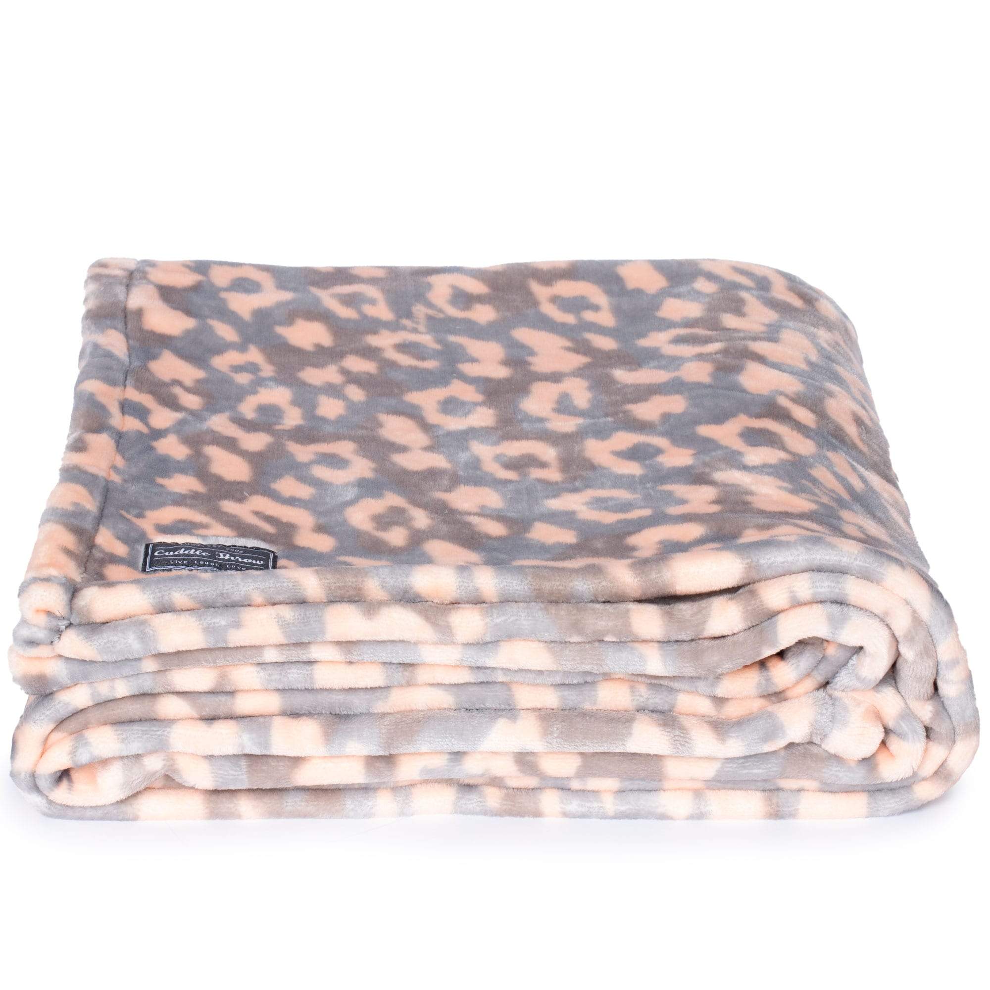 Cuddle Throw Blanket - LEOPARD PEARL - CuddleThrow_LeopardPearl_01