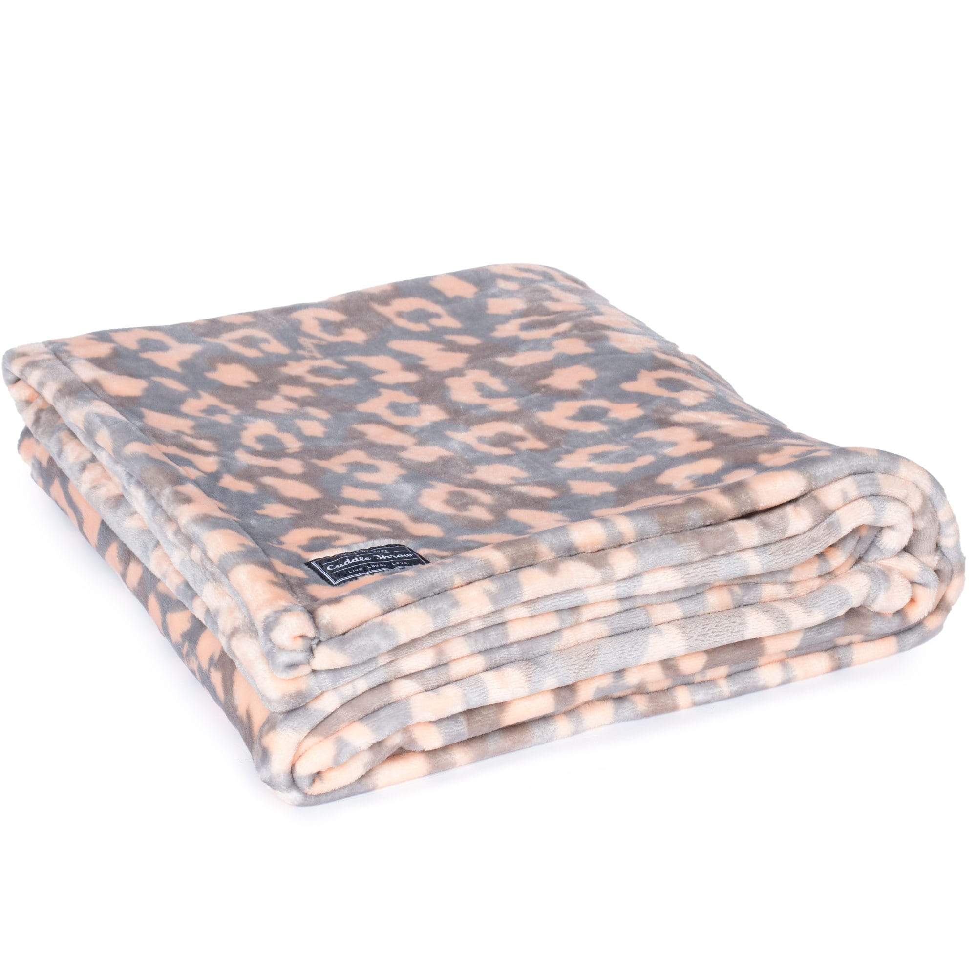 Cuddle Throw Blanket - LEOPARD PEARL - CuddleThrow_LeopardPearl_02