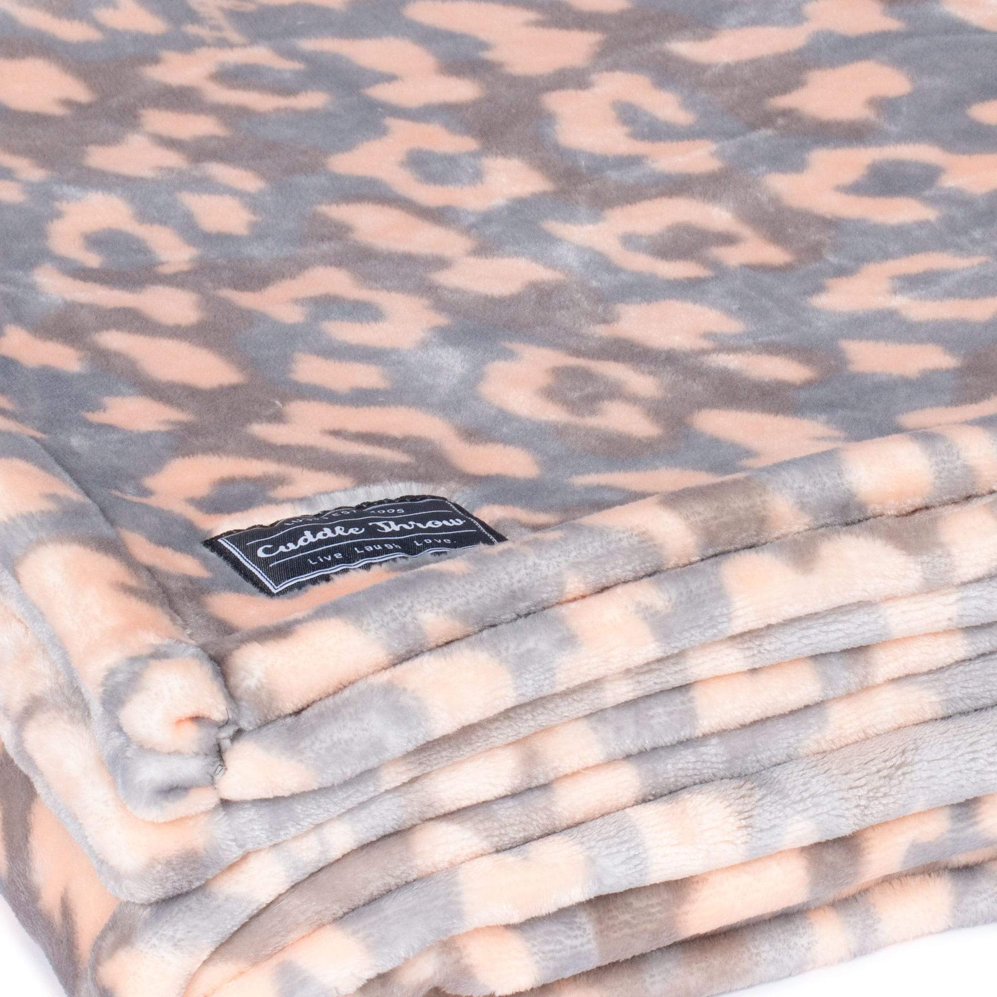 Cuddle Throw Blanket - LEOPARD PEARL - CuddleThrow_LeopardPearl_06