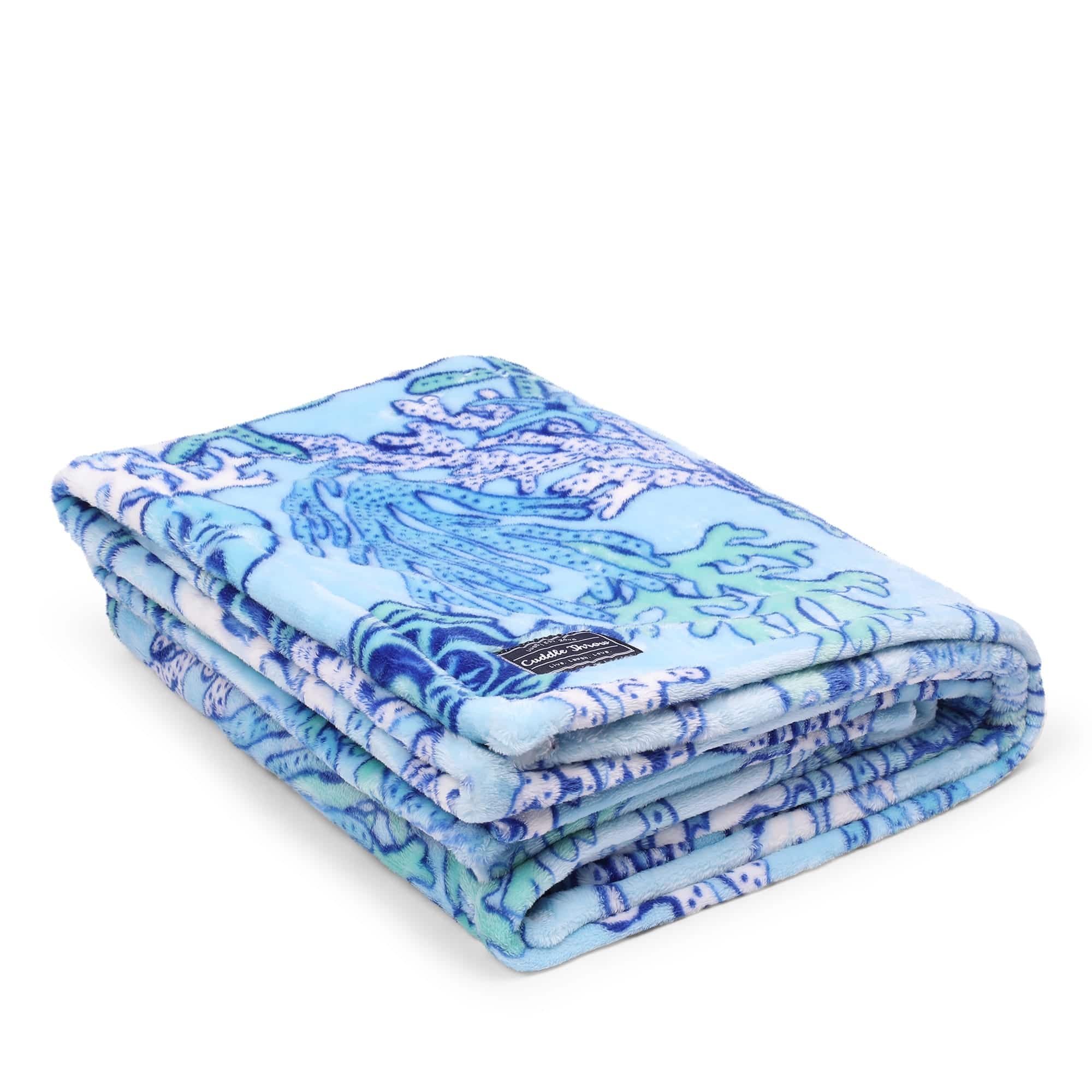 Cuddle Throw Blanket - SEALIFE BLUE - CuddleThrow_SeaLifeBlue_02
