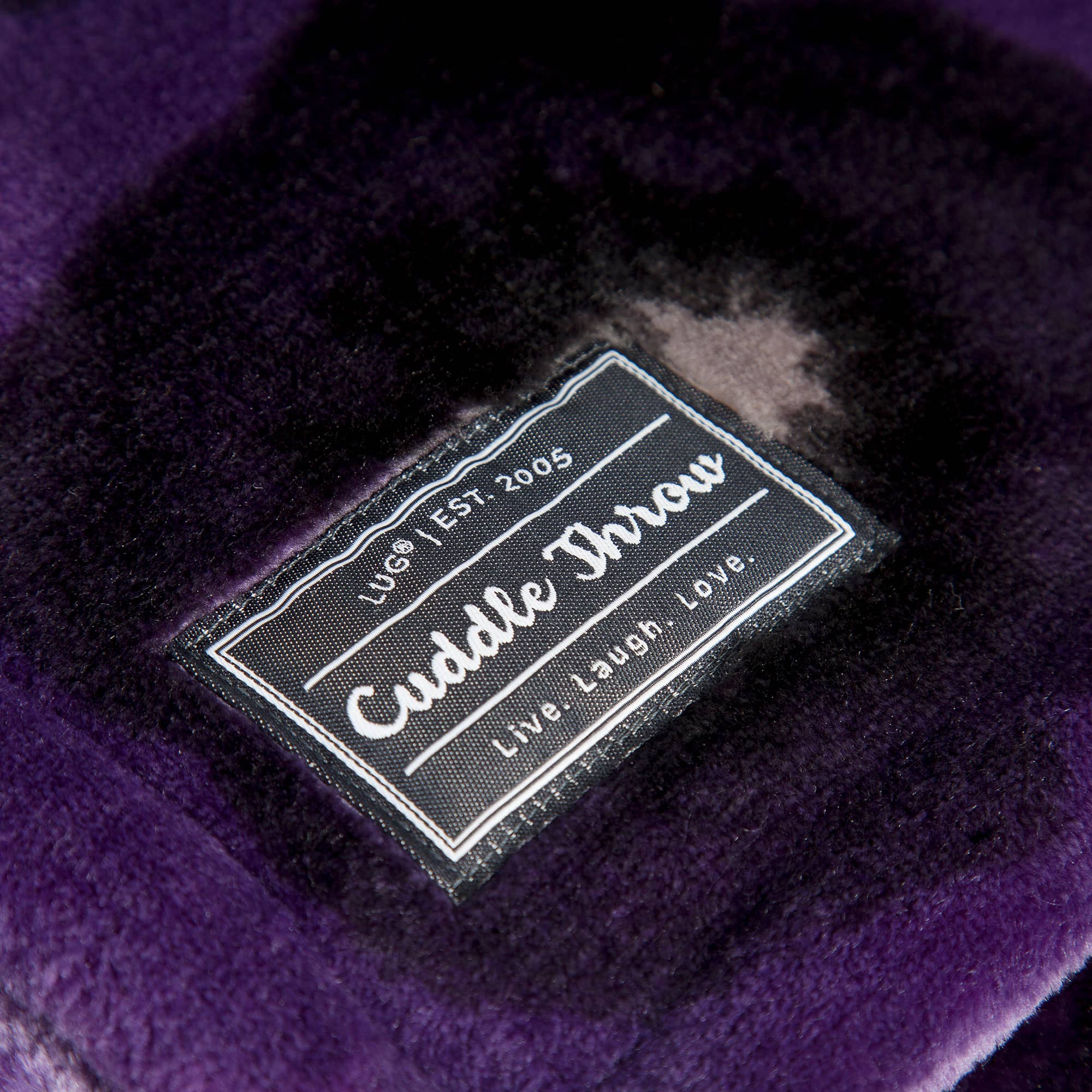 Cuddle Throw Blanket - PAINTED PEARL - CuddleThrow_WatercolourPurple_06_06d8455b-1cda-4d28-9c99-572509b1f5fe