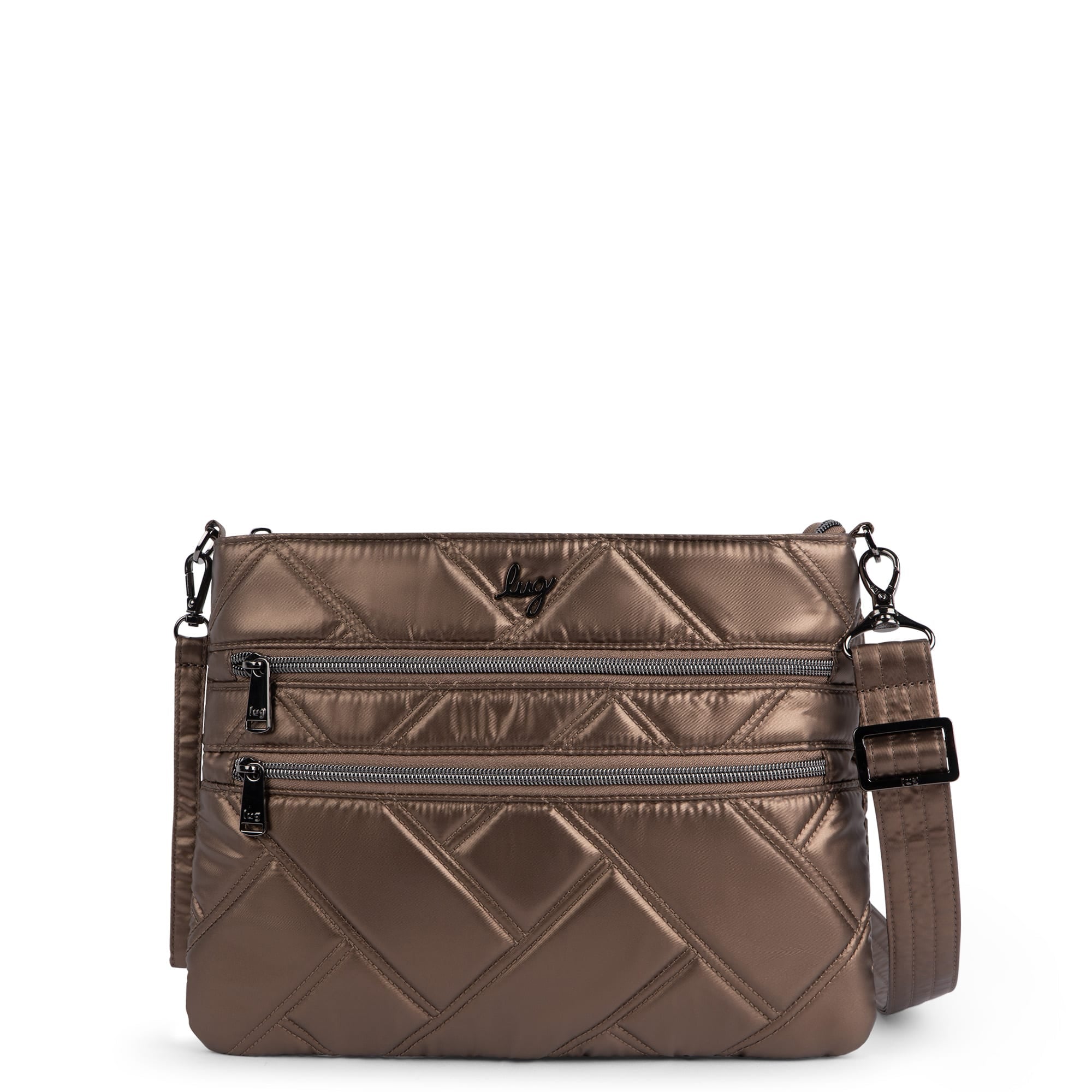 ◆EMIS◆ JERSEY FOLDING CROSSBODY BAGGRAY m1037_1332422 JERSEY FOLDING CROSSBODY BAG-GRAY - EMIS