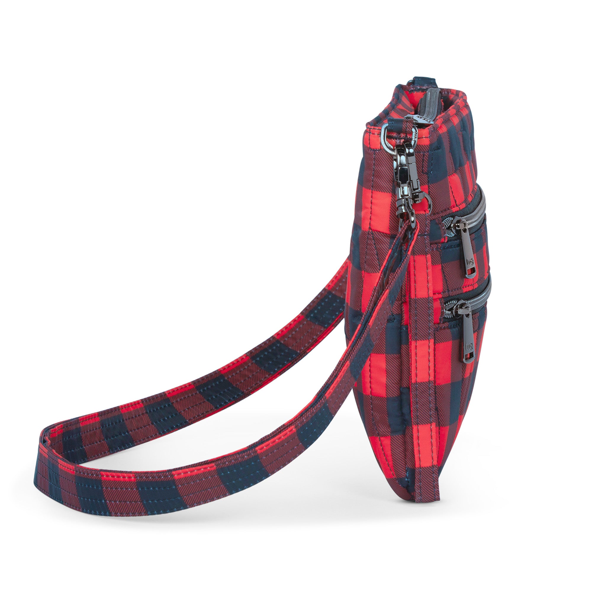 Dazzle Crossbody Bag - BUFFALO CHECK RED SMALL - Dazzle_BuffaloRedCheckSmall_03