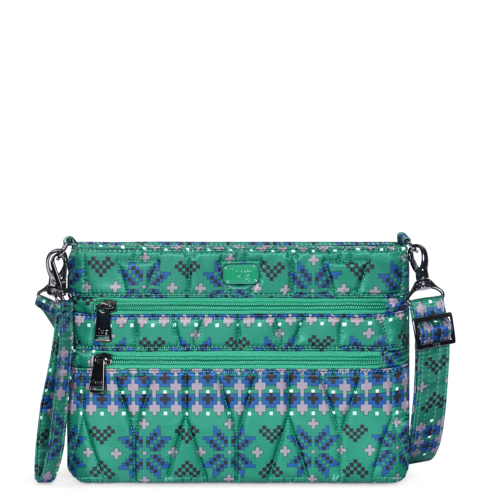 Dazzle Crossbody Bag - FAIR ISLE GREEN - Dazzle_FairIsleGreen_01