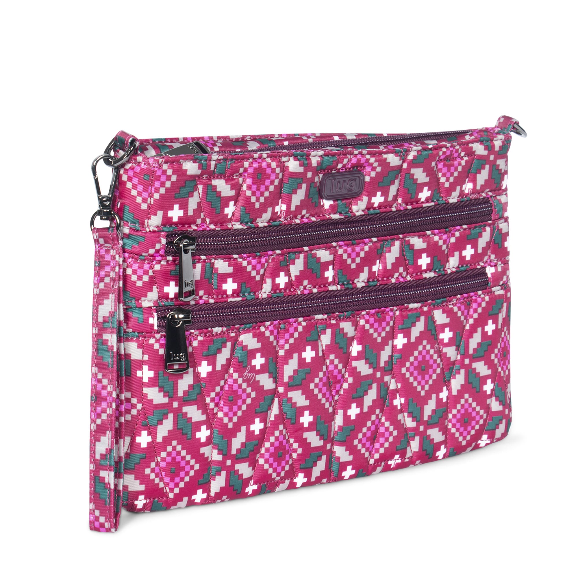 Dazzle Crossbody Bag - FAIR ISLE WINE - Dazzle_FairIsleWine_02