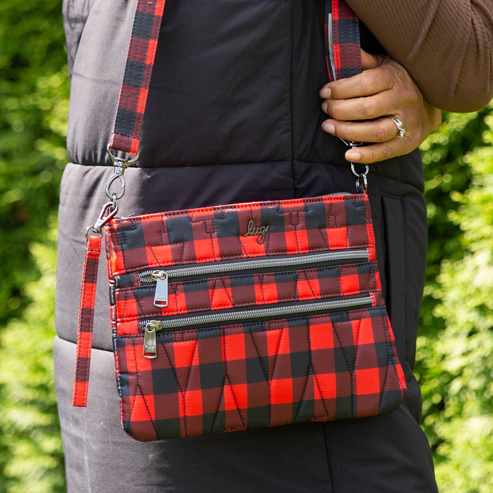 Dazzle Crossbody Bag - BUFFALO CHECK RED SMALL - Dazzle_Hover