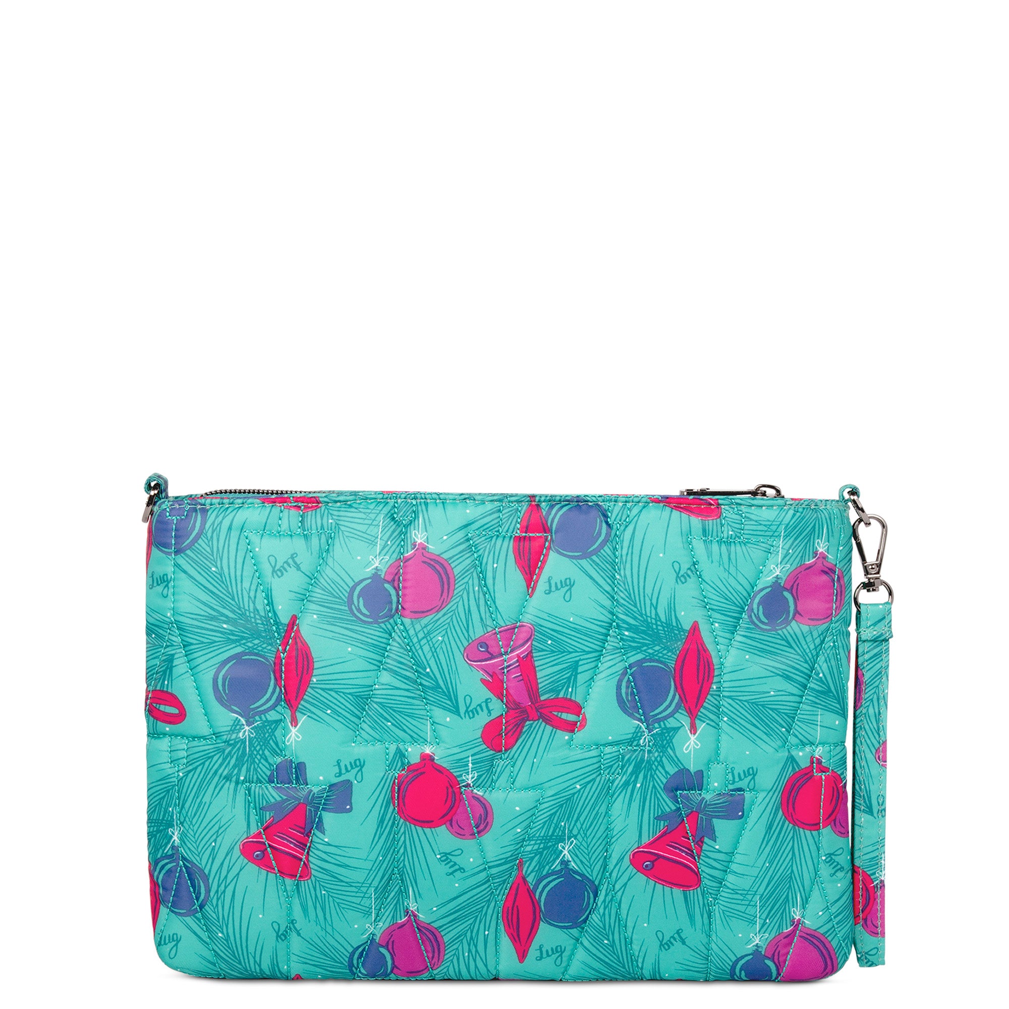 Dazzle Crossbody Bag - PINE ORNAMENTS TEAL - Dazzle_PineOrnaments_04
