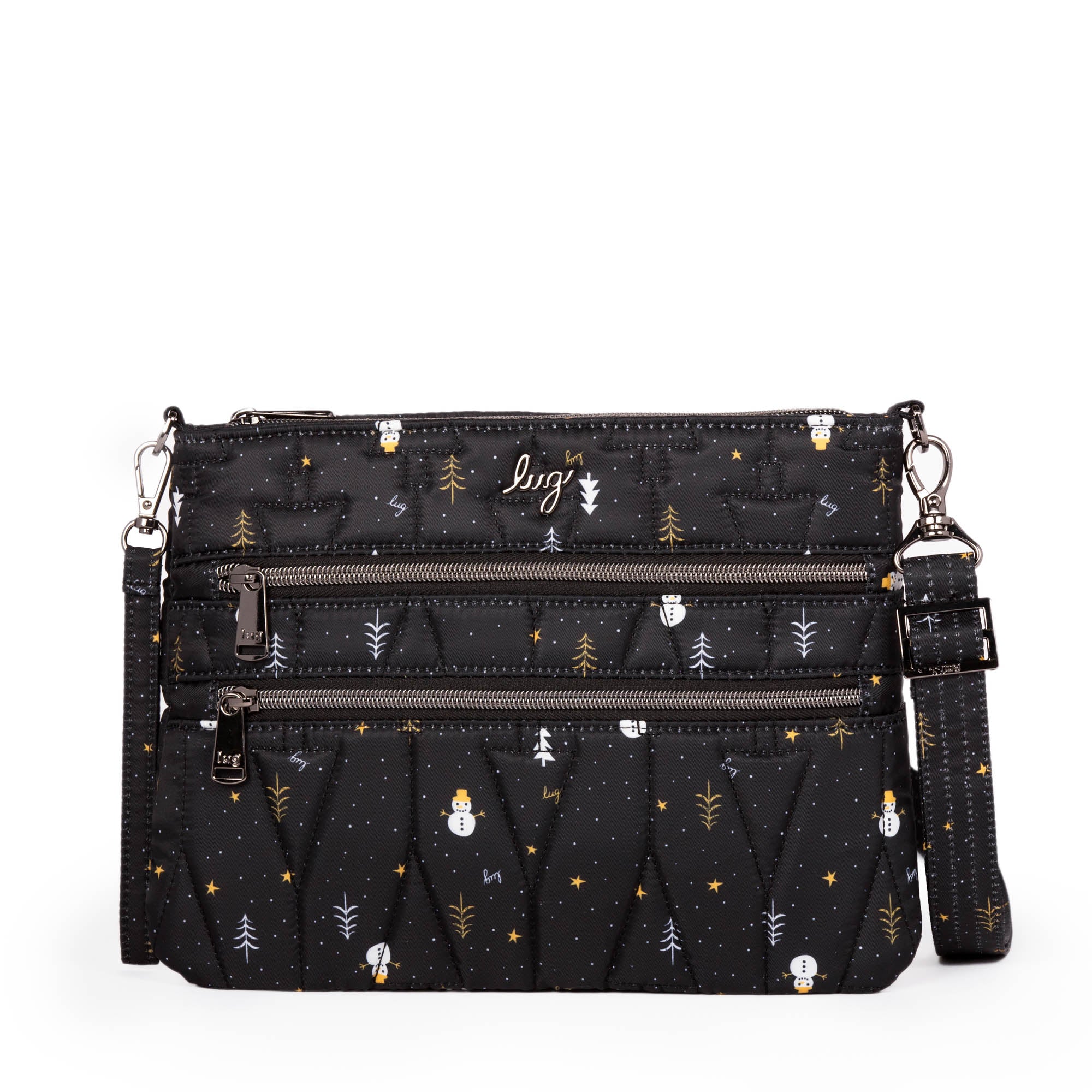 Dazzle Crossbody Bag - SNOWMAN TREES - Dazzle_SnowmanTrees_01
