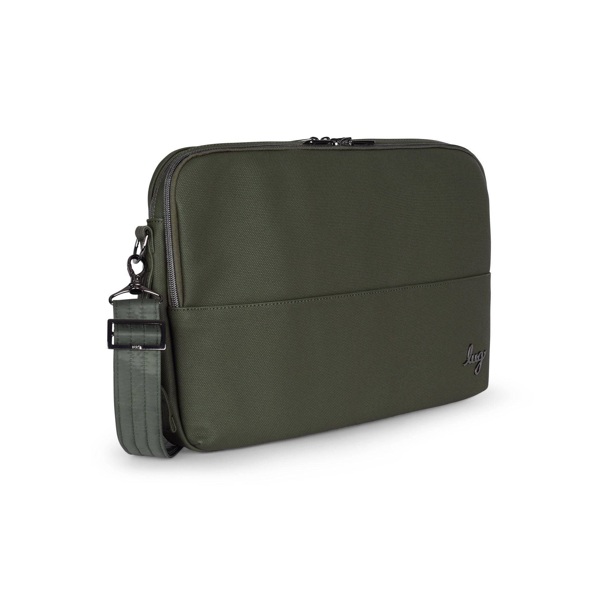 Delta Matte Luxe VL 15" Laptop Case - OLIVE - DeltaMatteVL_MatteVL_OliveGreen_02