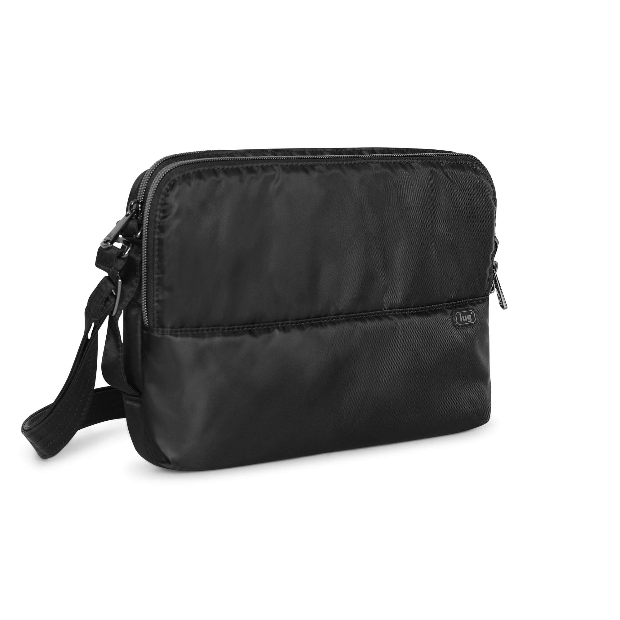 Delta Mini 10.4" iPad/Tablet Case - BLACK ABSTRACT FERNS - DeltaMini_Black_02