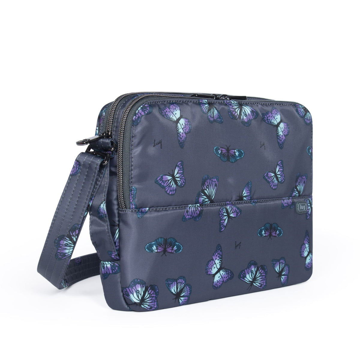Delta Mini 10.4&quot; iPad/Tablet Case - BUTTERFLY GREY - DeltaMini_ButterflyGrey_02
