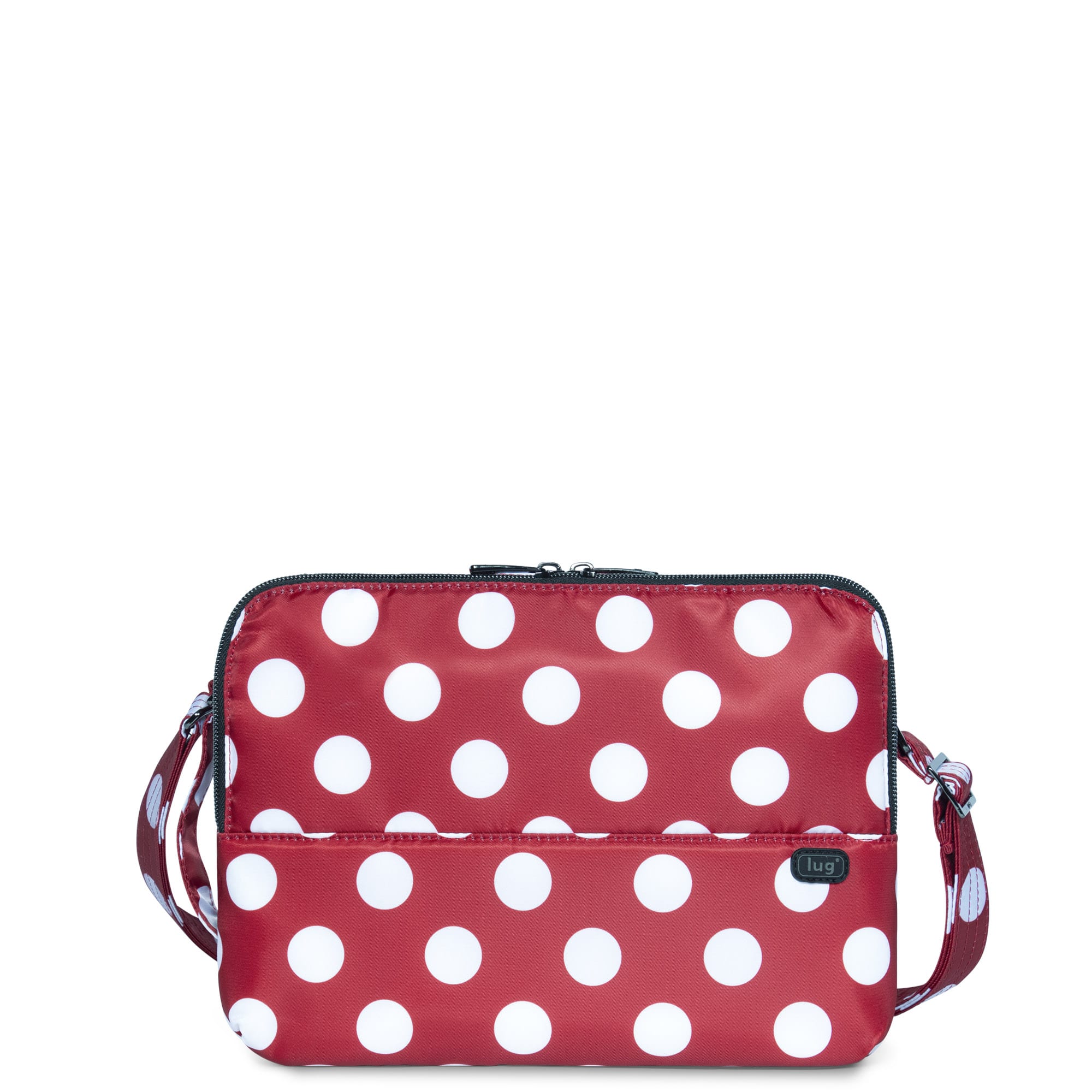 Delta Mini 10.4" iPad/Tablet Case - CRIMSON LARGE DOT - DeltaMini_CrimsonLGDot_01