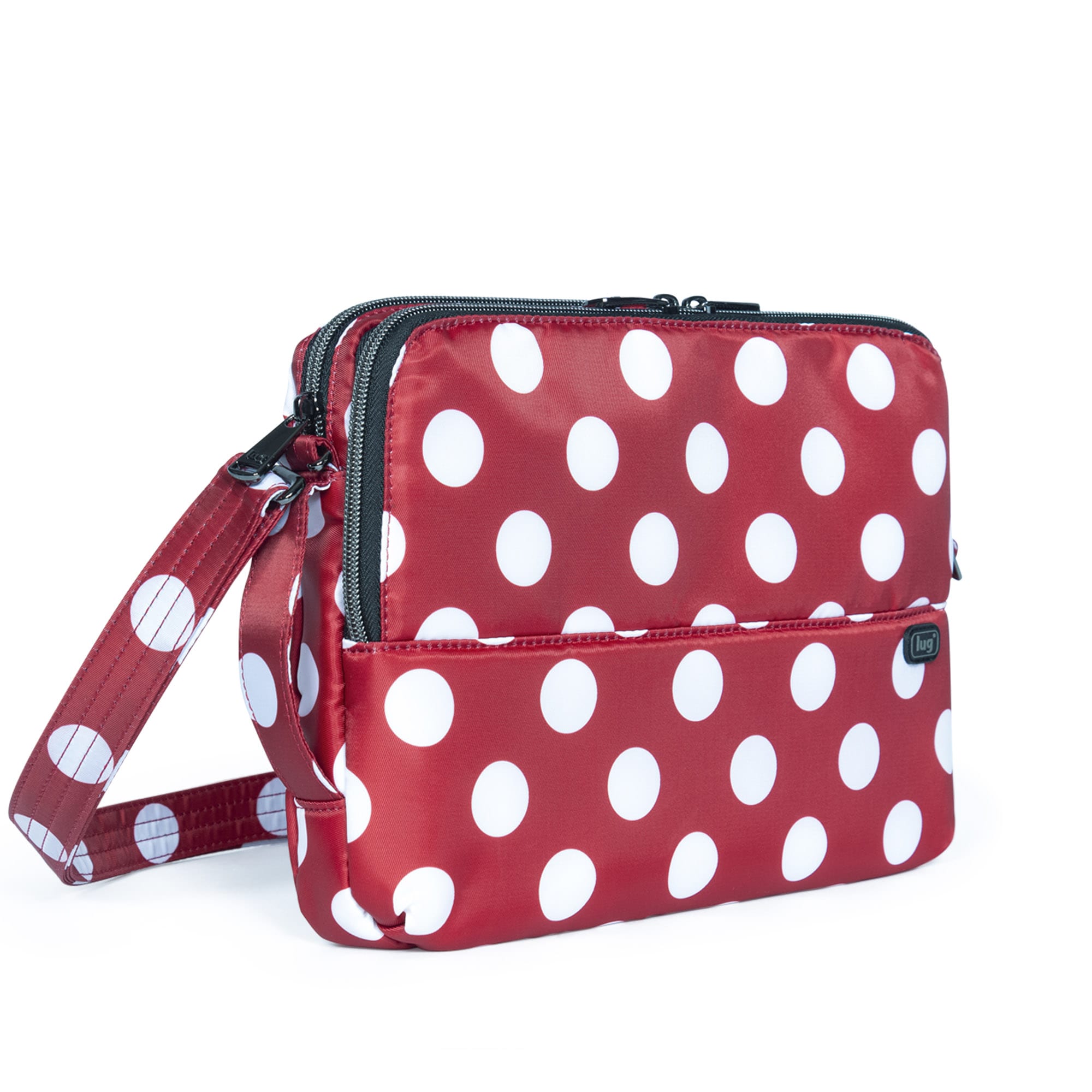 Delta Mini 10.4" iPad/Tablet Case - CRIMSON LARGE DOT - DeltaMini_CrimsonLGDot_02