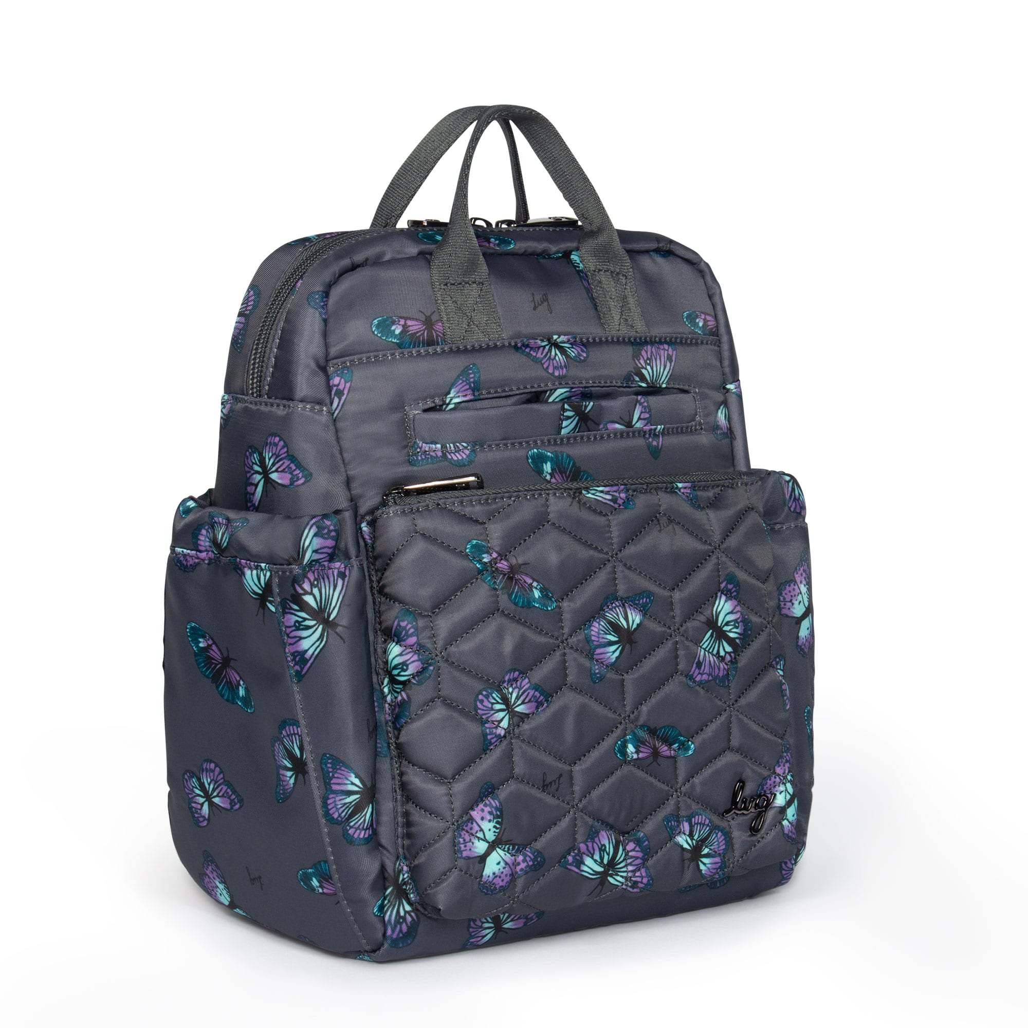 Dodger Mini Backpack - BUTTERFLY GREY - Dodger_ButterflyGrey_02