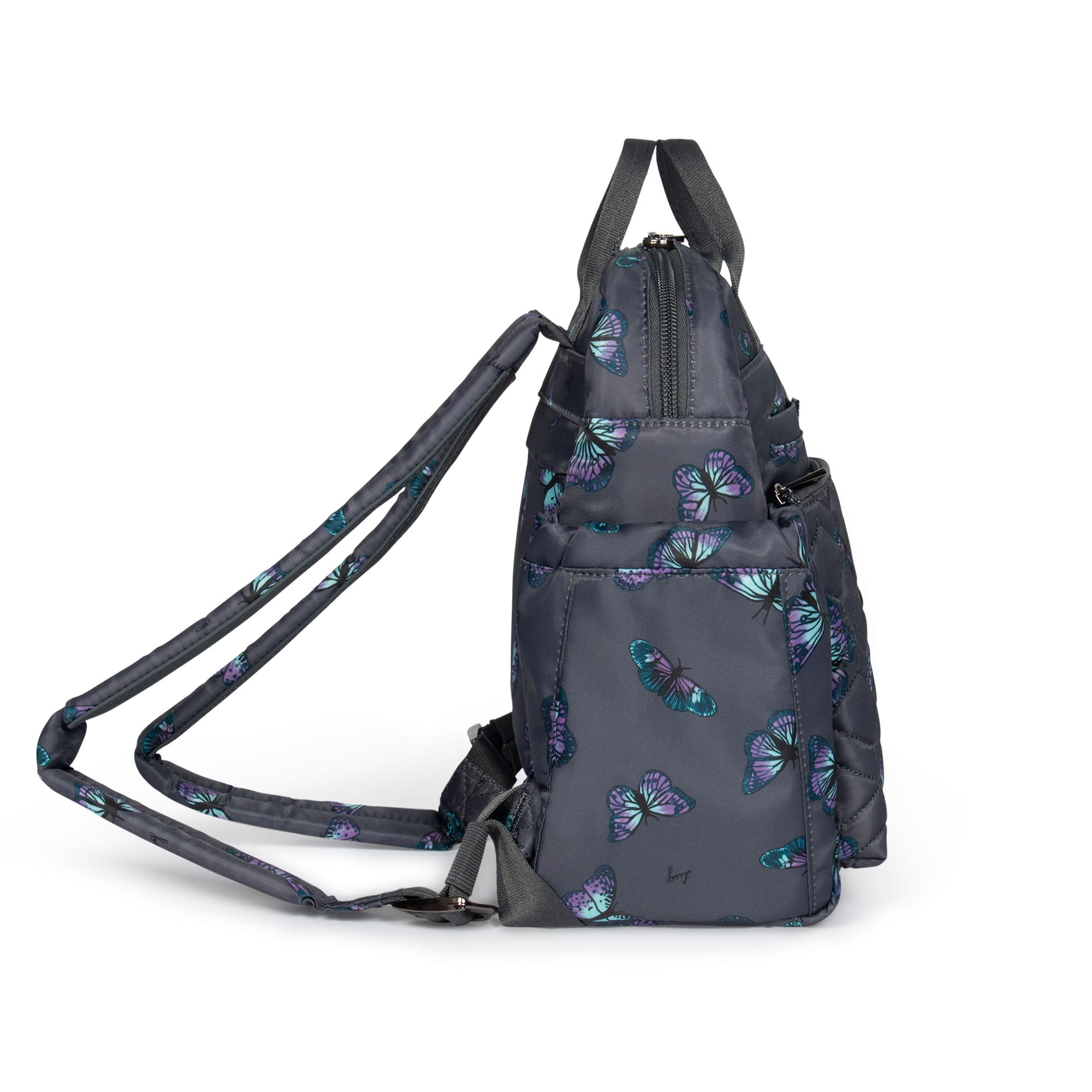 Dodger Mini Backpack - BUTTERFLY GREY - Dodger_ButterflyGrey_03