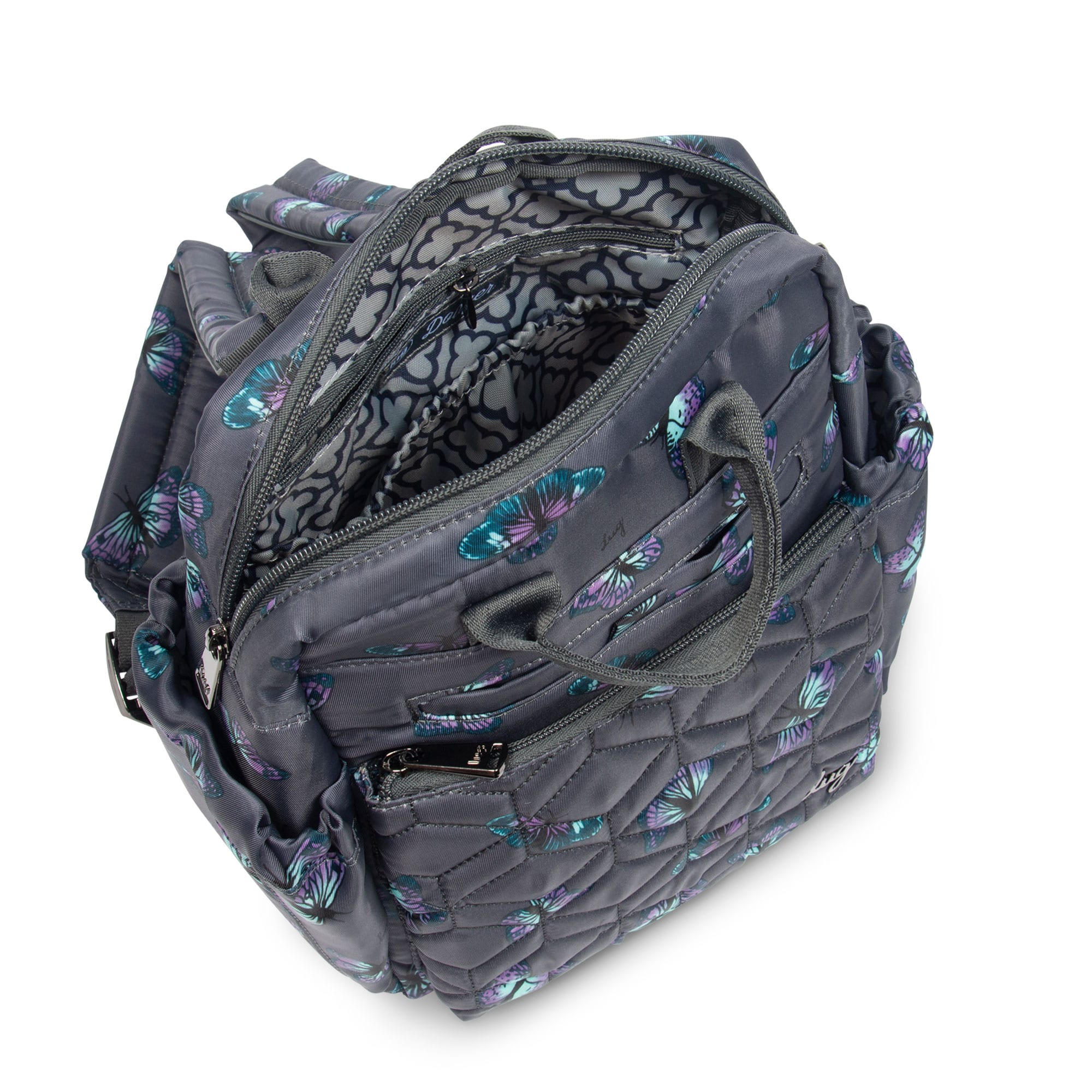 Dodger Mini Backpack - BUTTERFLY GREY - Dodger_ButterflyGrey_05
