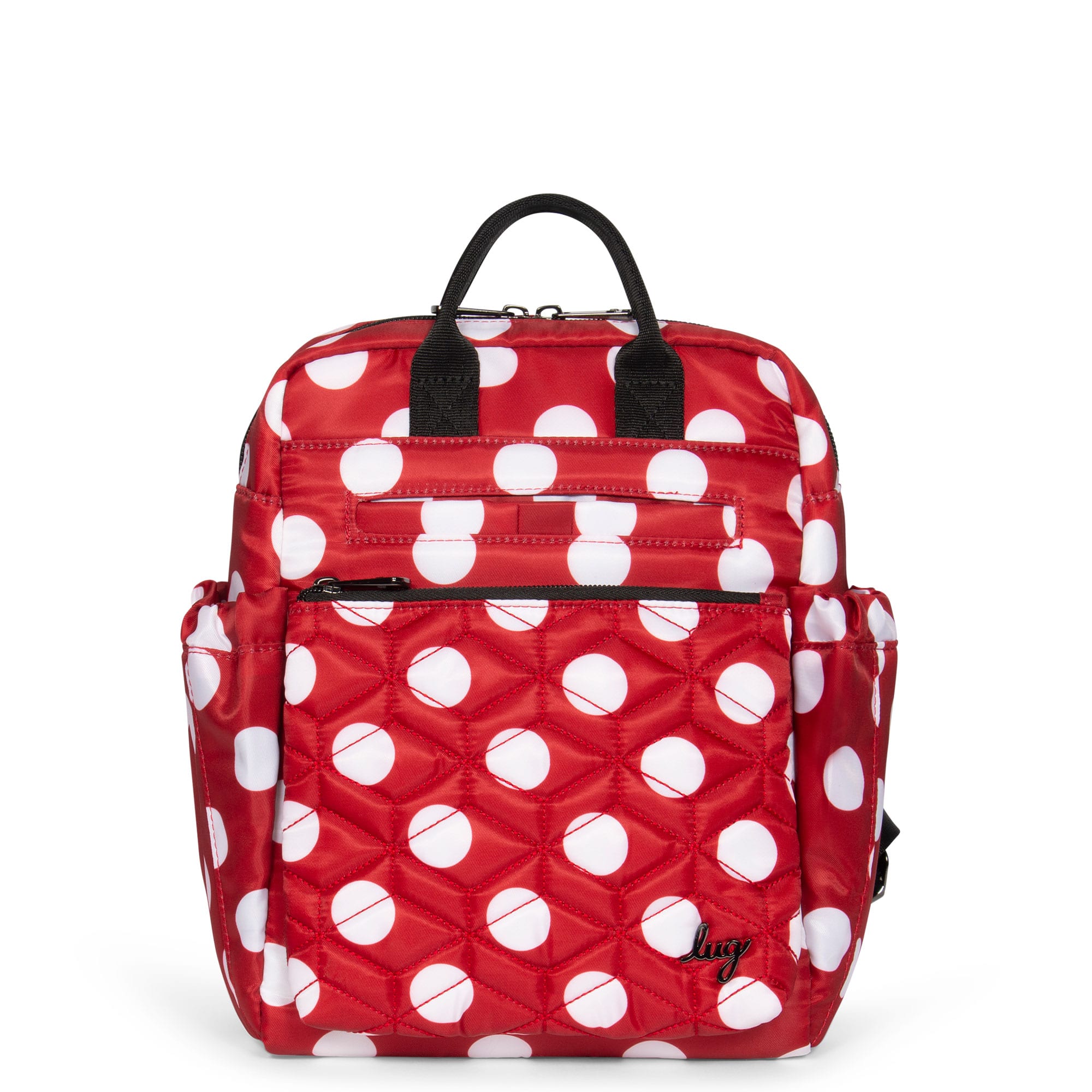 Dodger Mini Backpack - CRIMSON LARGE DOT - Dodger_CrimsonLGDot_01
