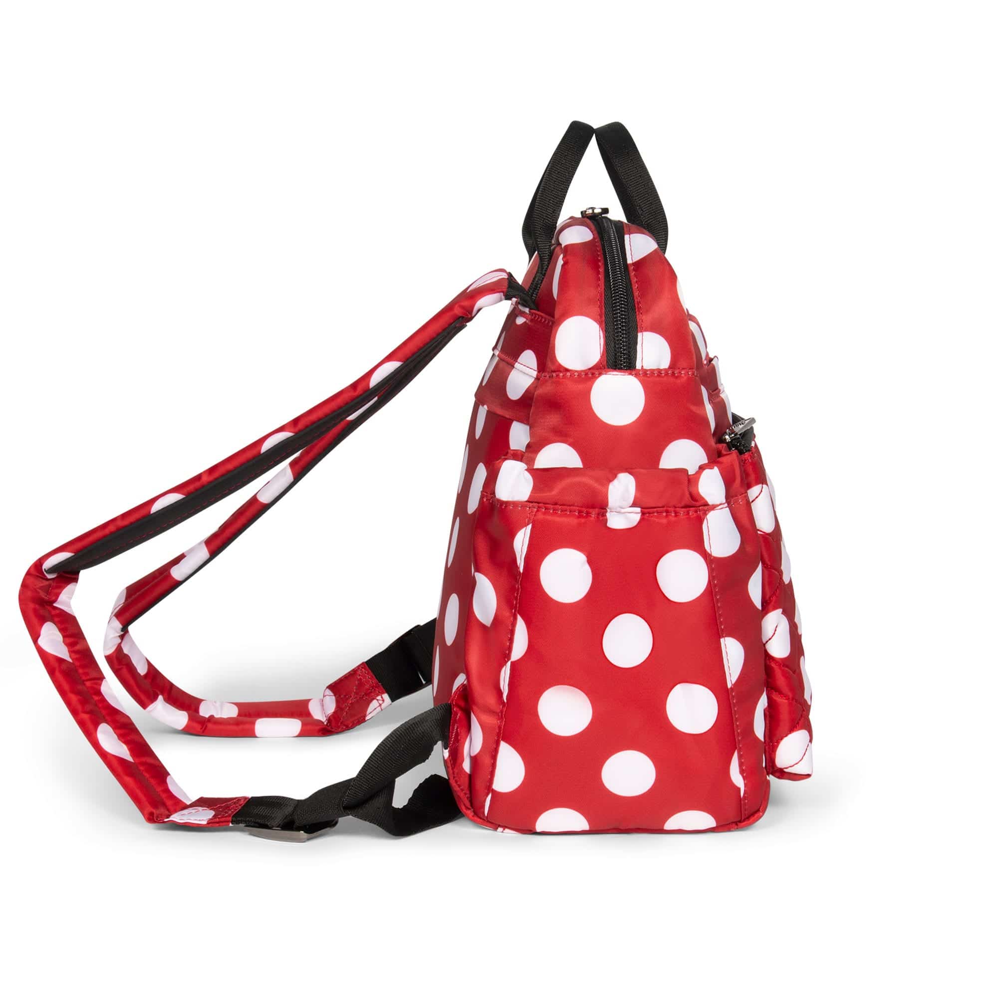 Dodger Mini Backpack - CRIMSON LARGE DOT - Dodger_CrimsonLGDot_03