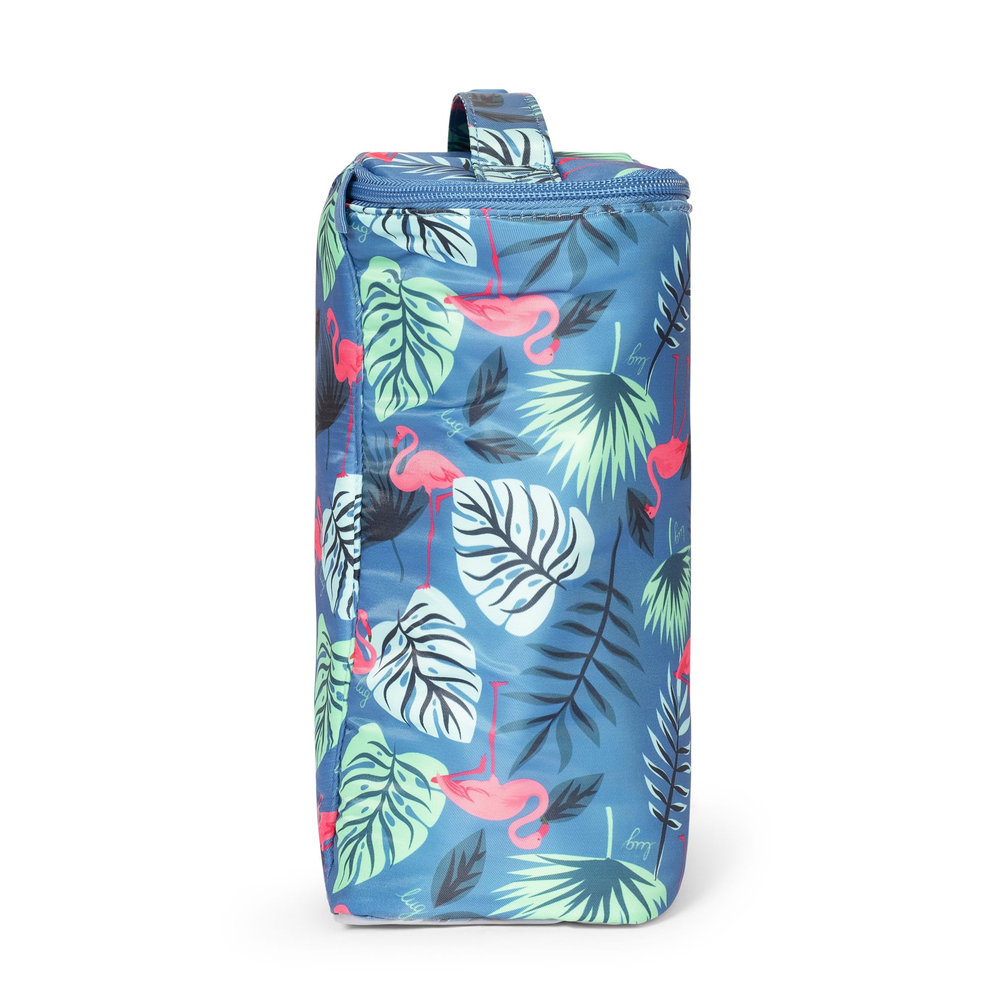 Dolly Tall Cosmetic Case - FLAMINGO BLUE - Dolly-Tall_FlamingoBlue_03