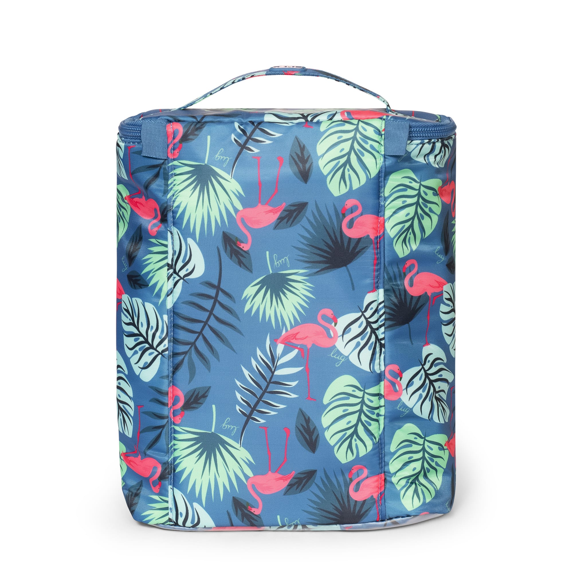 Dolly Tall Cosmetic Case - FLAMINGO BLUE - Dolly-Tall_FlamingoBlue_04