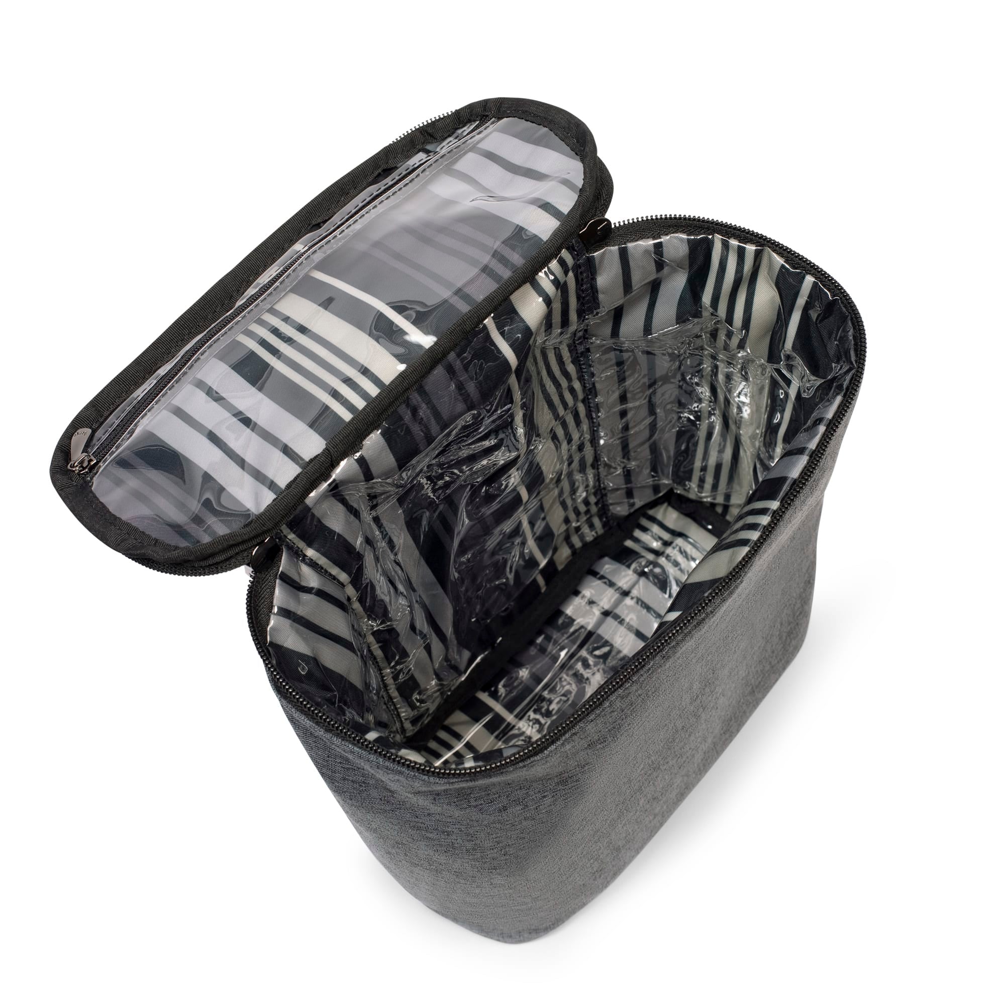 Dolly Tall Cosmetic Case - HEATHER GREY - Dolly-Tall_HeatherGrey_05